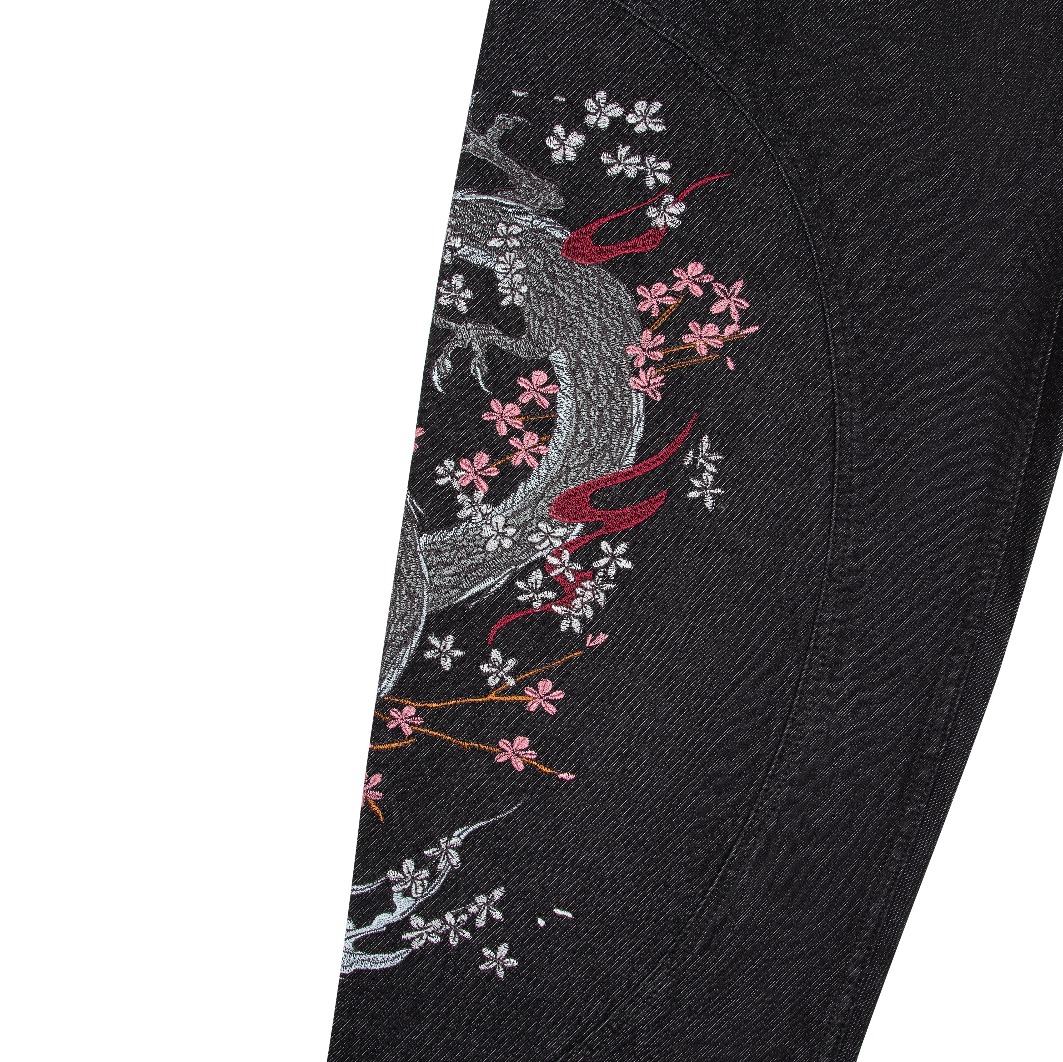 "yakuza" raw Denim black 02 - Image 5