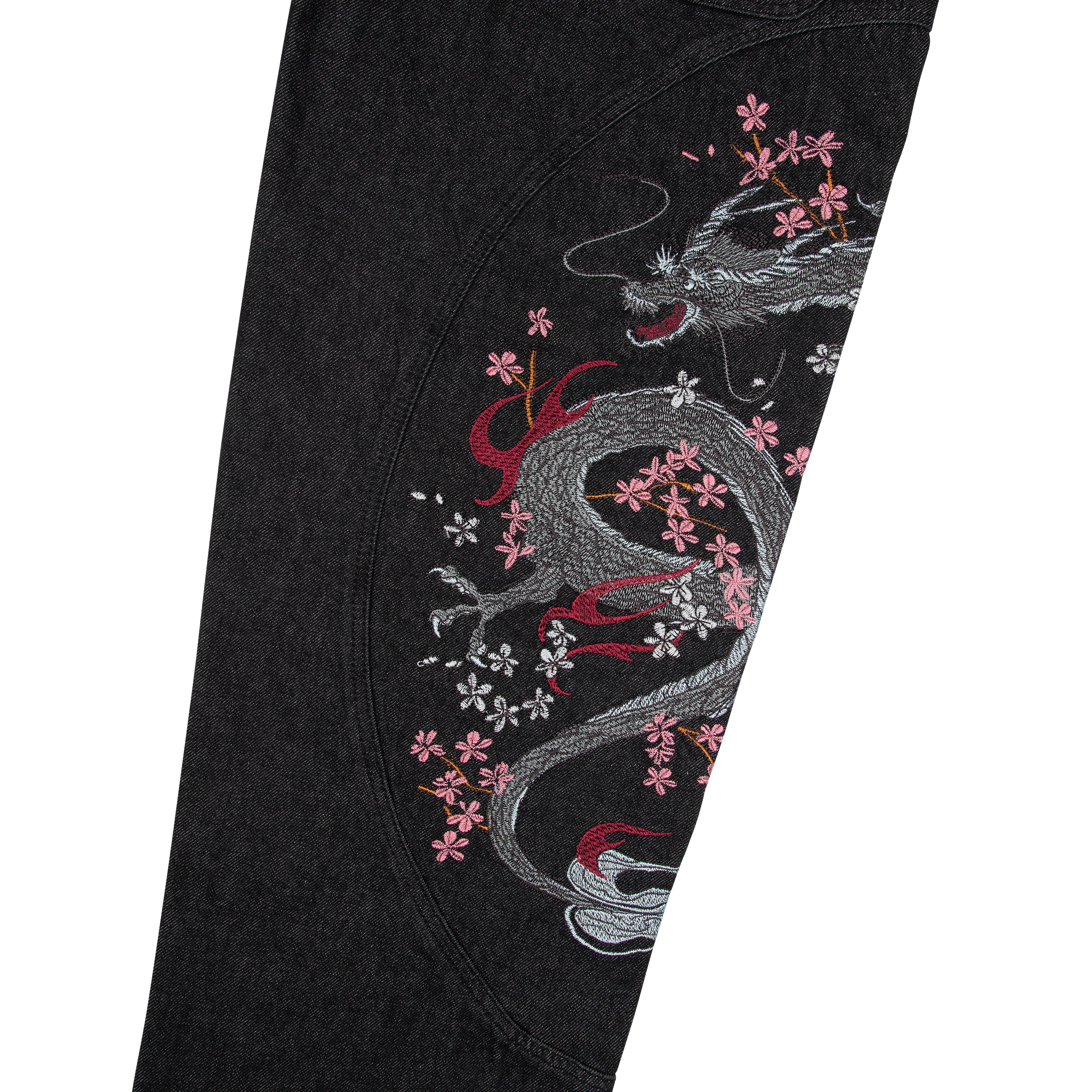 "yakuza" raw Denim black 02 - Image 6