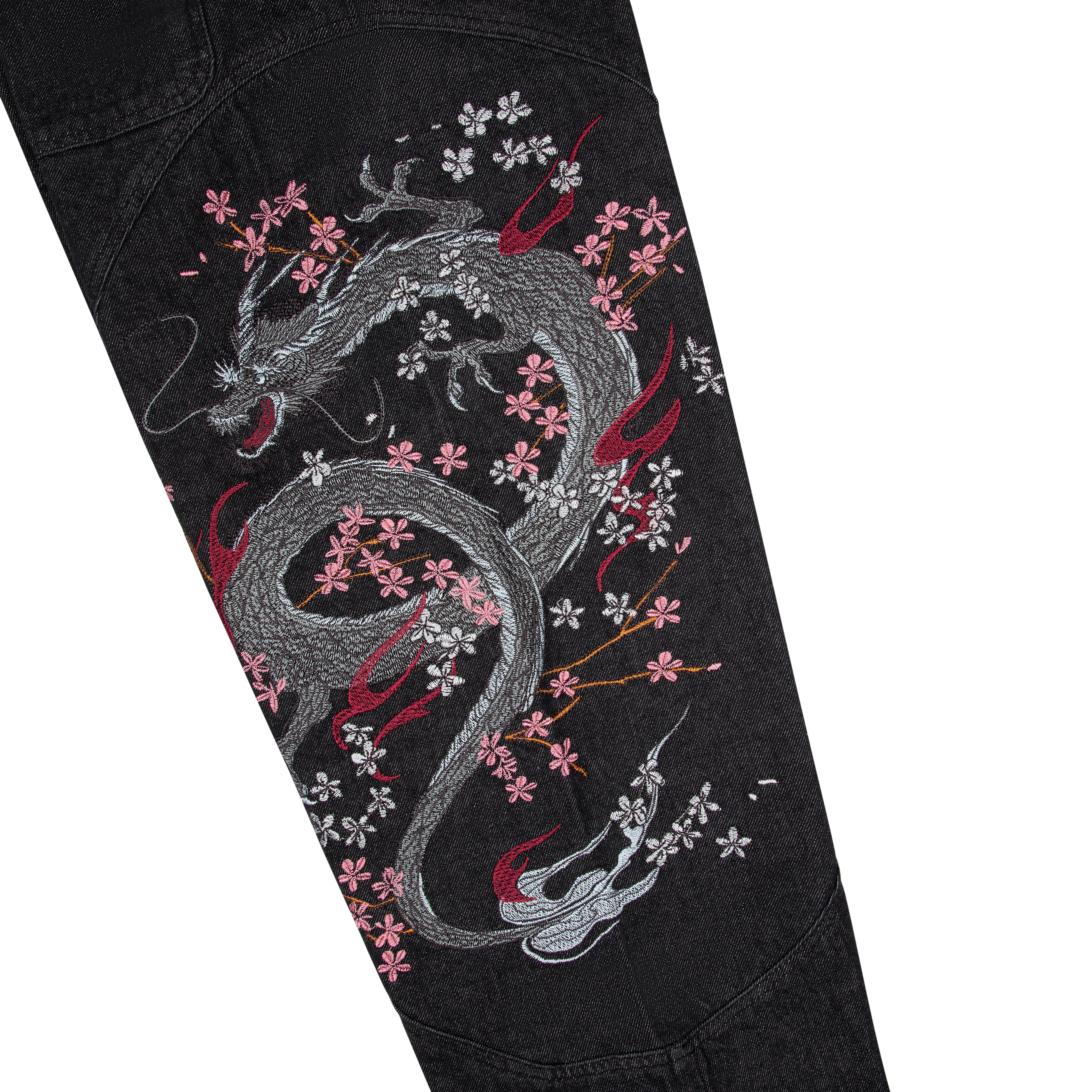 "yakuza" raw Denim black 02 - Image 7