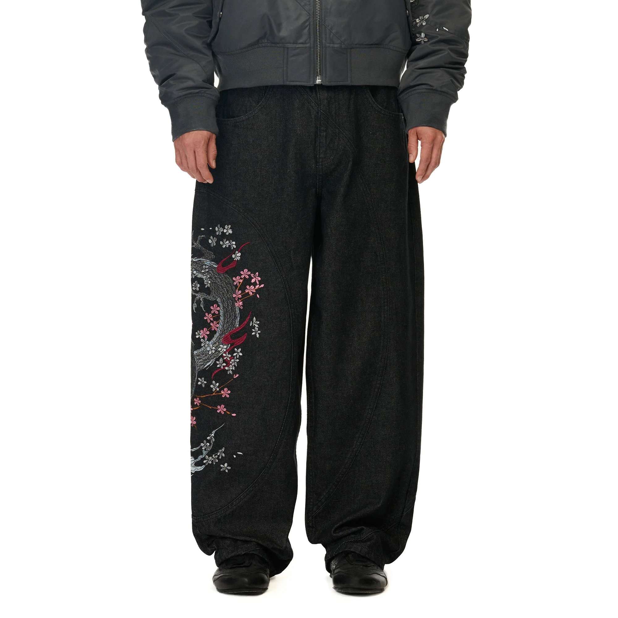 "yakuza" raw Denim black 02 - Image 9