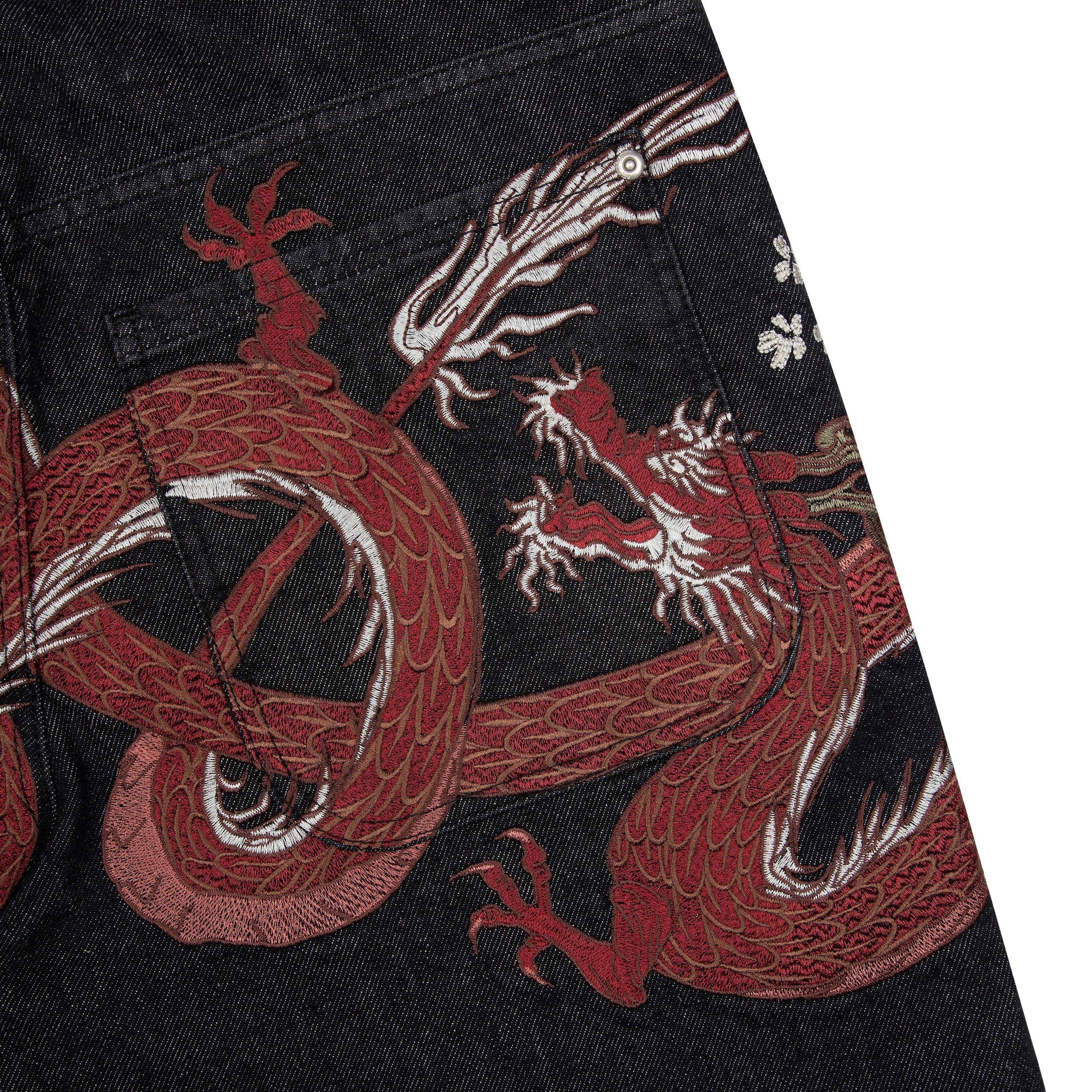 "yakuza" raw Denim black - Image 10