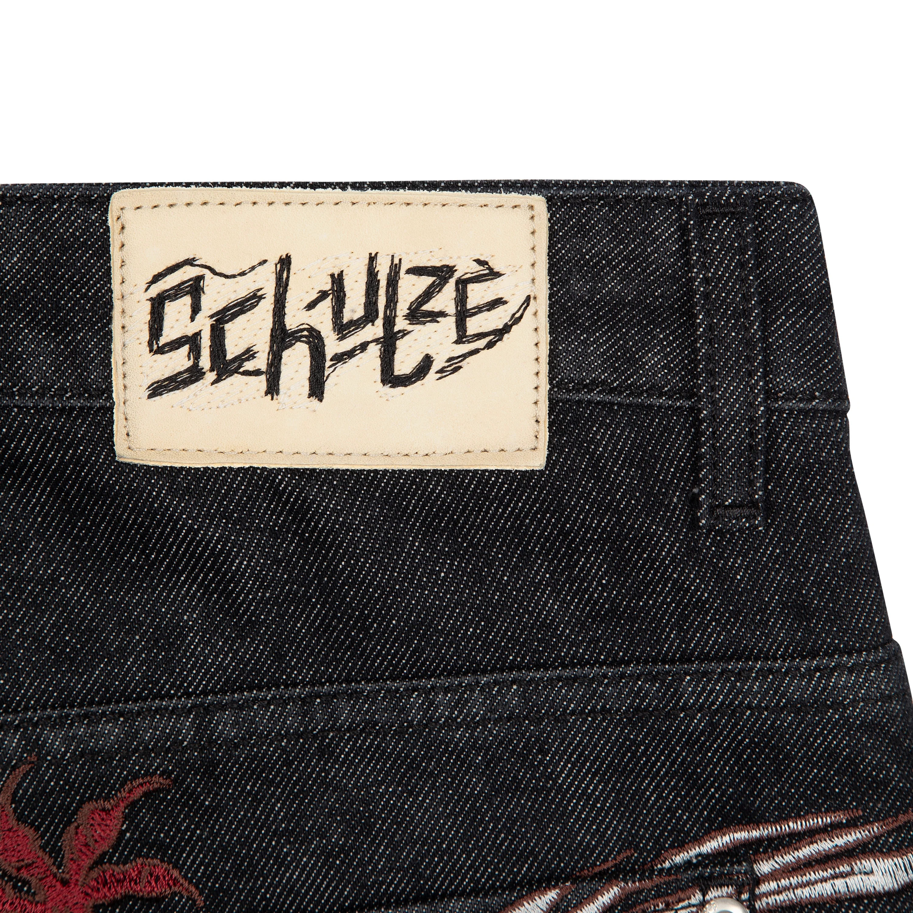 "yakuza" raw Denim black - Image 11