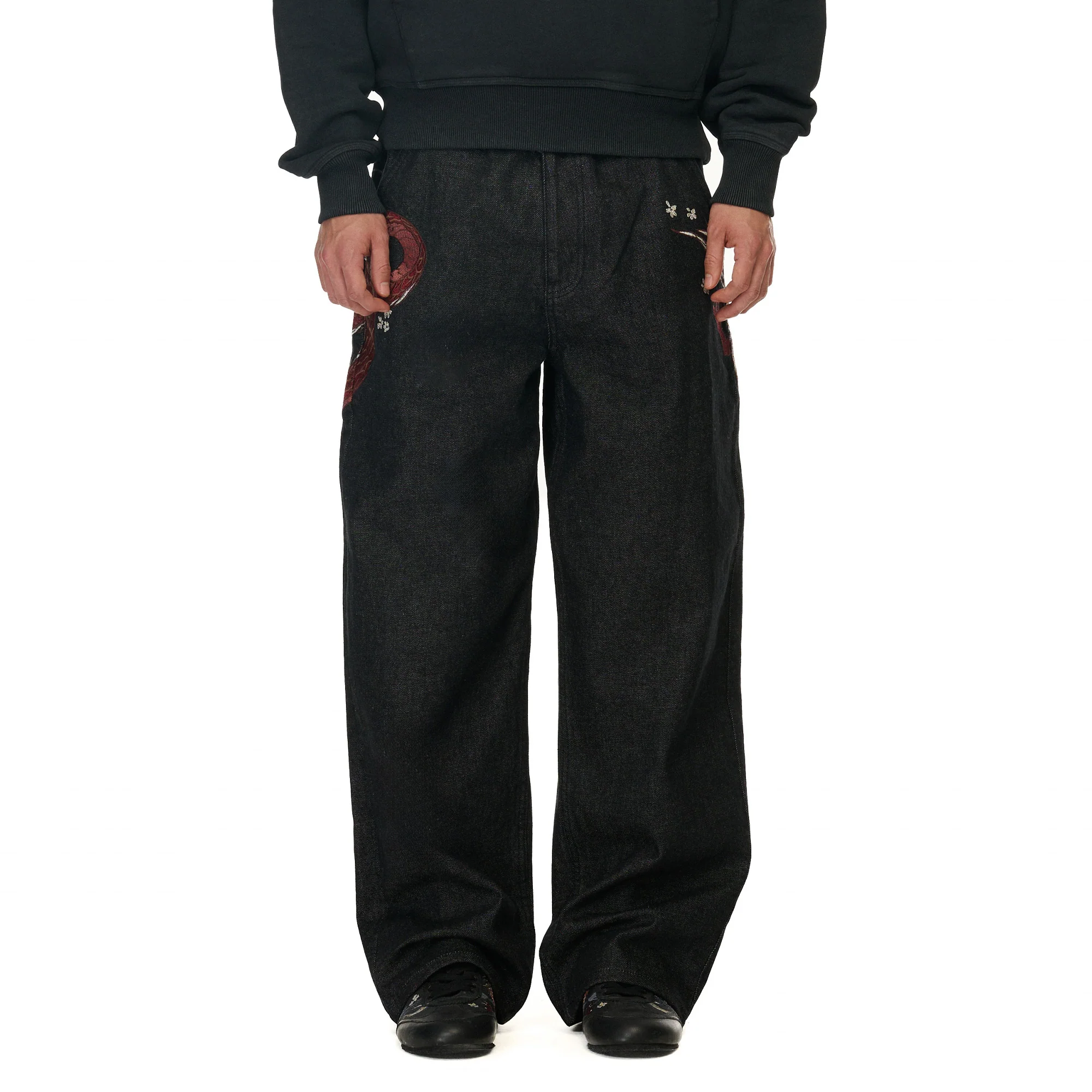 "yakuza" raw Denim black - Image 12
