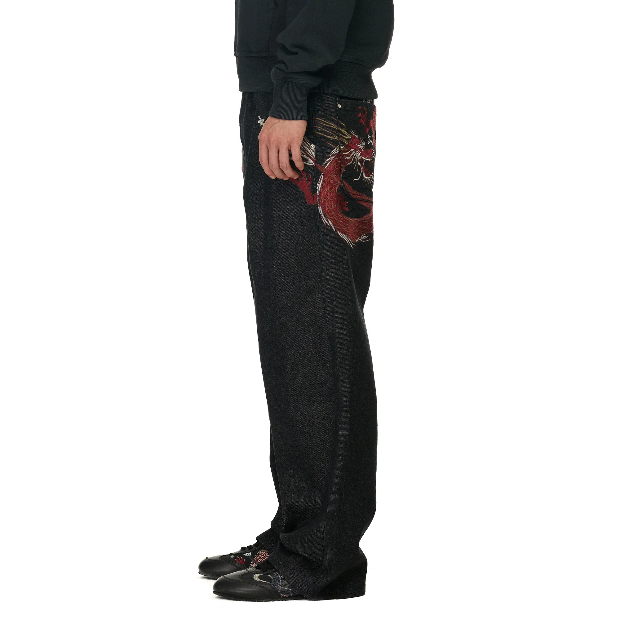 "yakuza" raw Denim black - Image 13
