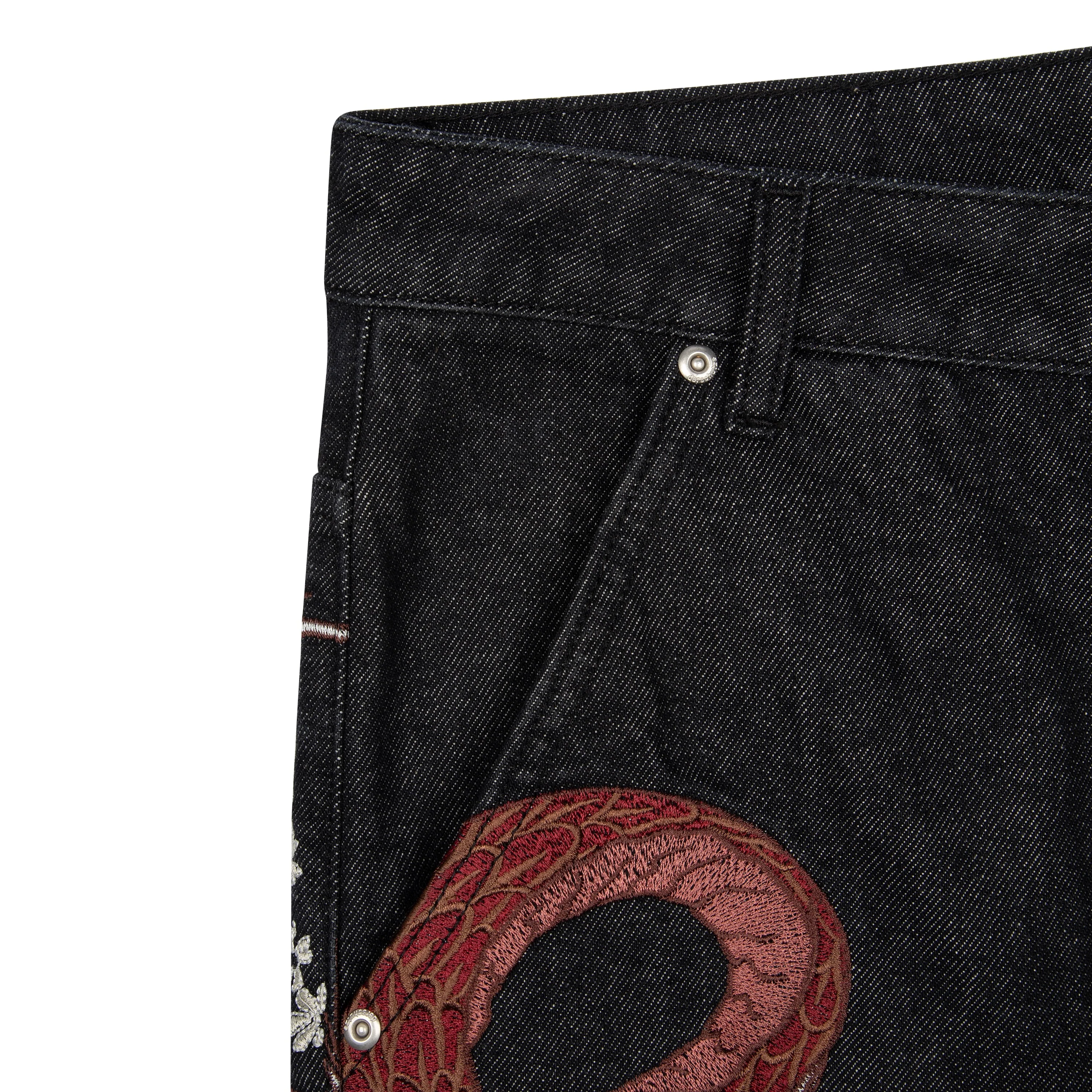 "yakuza" raw Denim black - Image 3