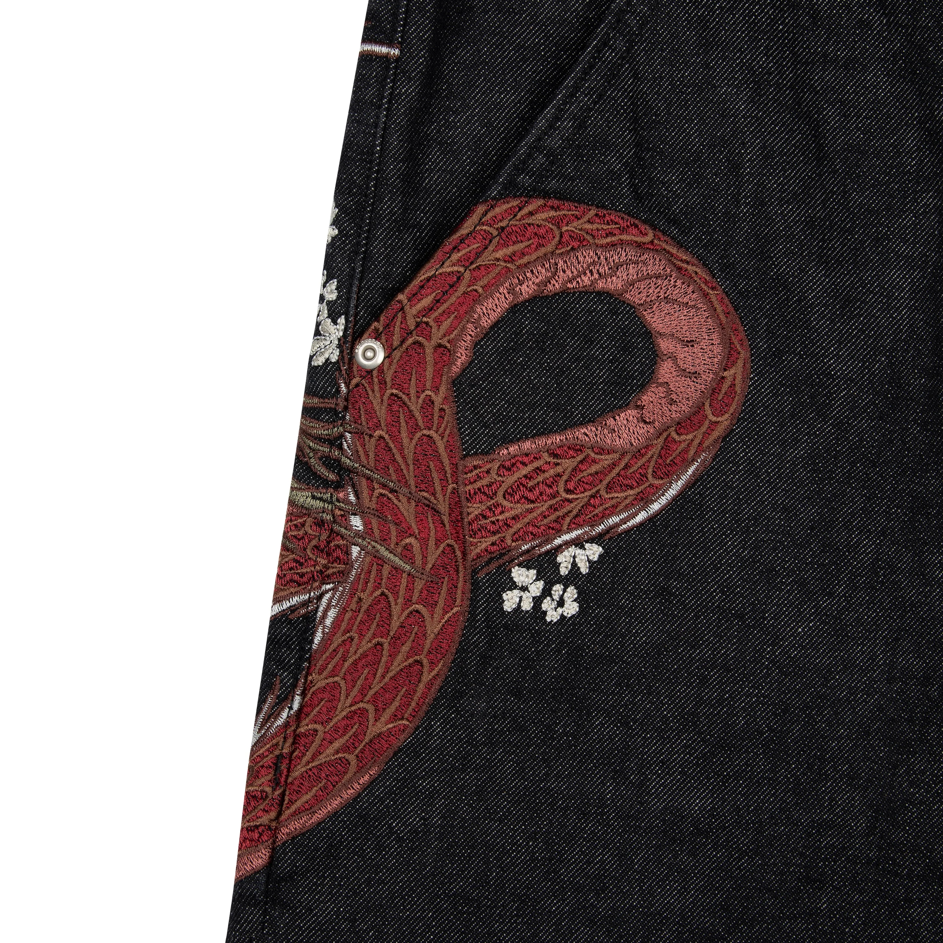 "yakuza" raw Denim black - Image 4