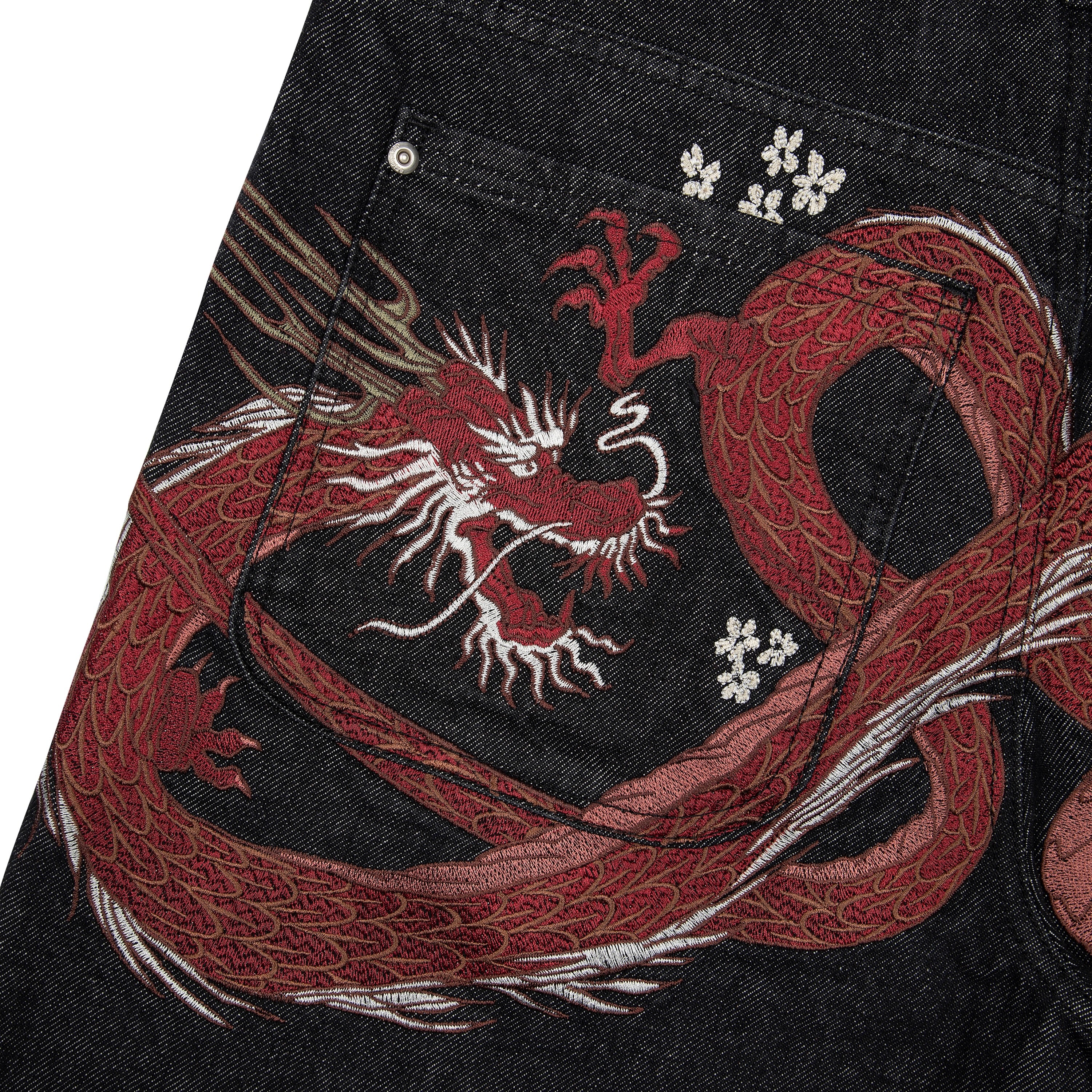 "yakuza" raw Denim black - Image 8