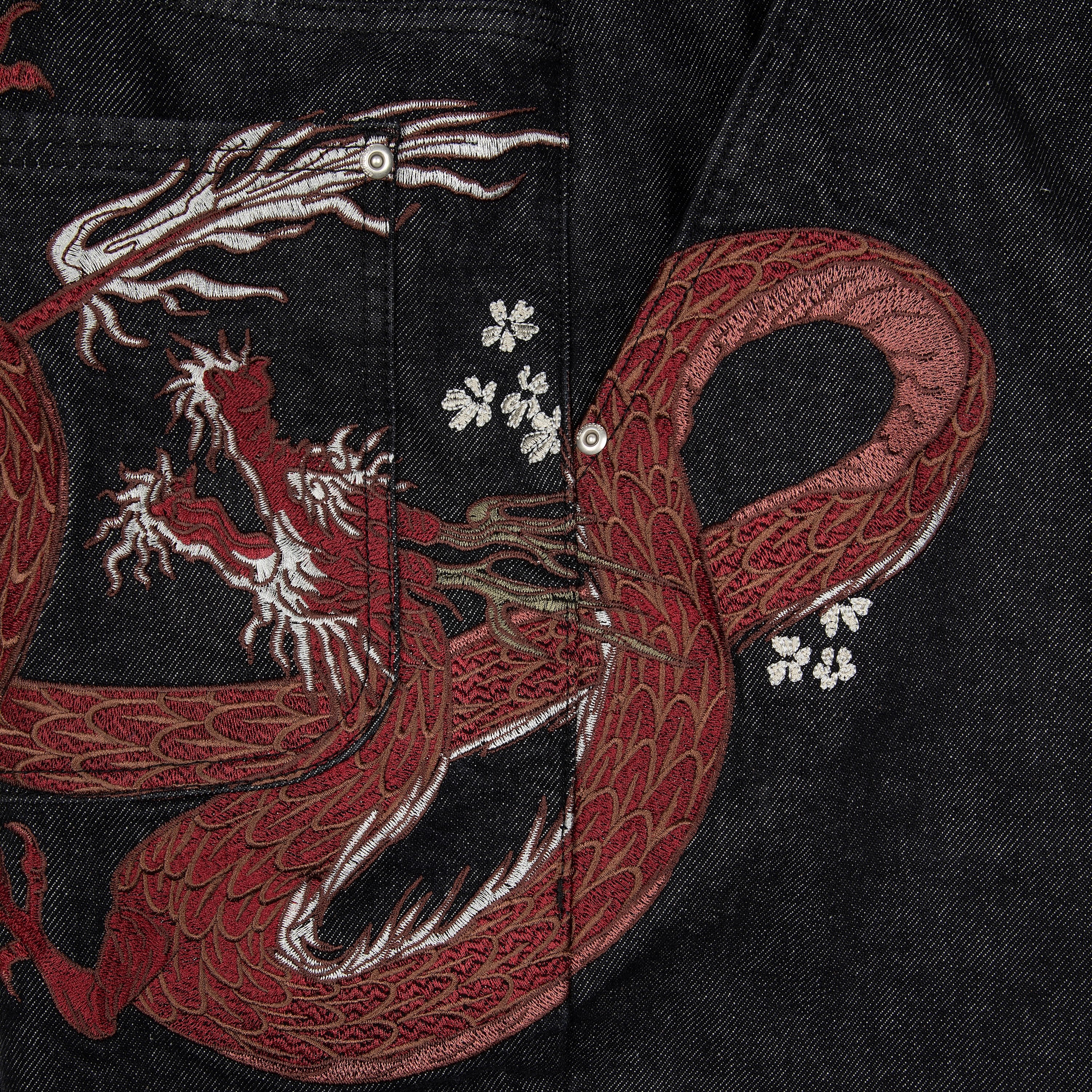 "yakuza" raw Denim black - Image 9