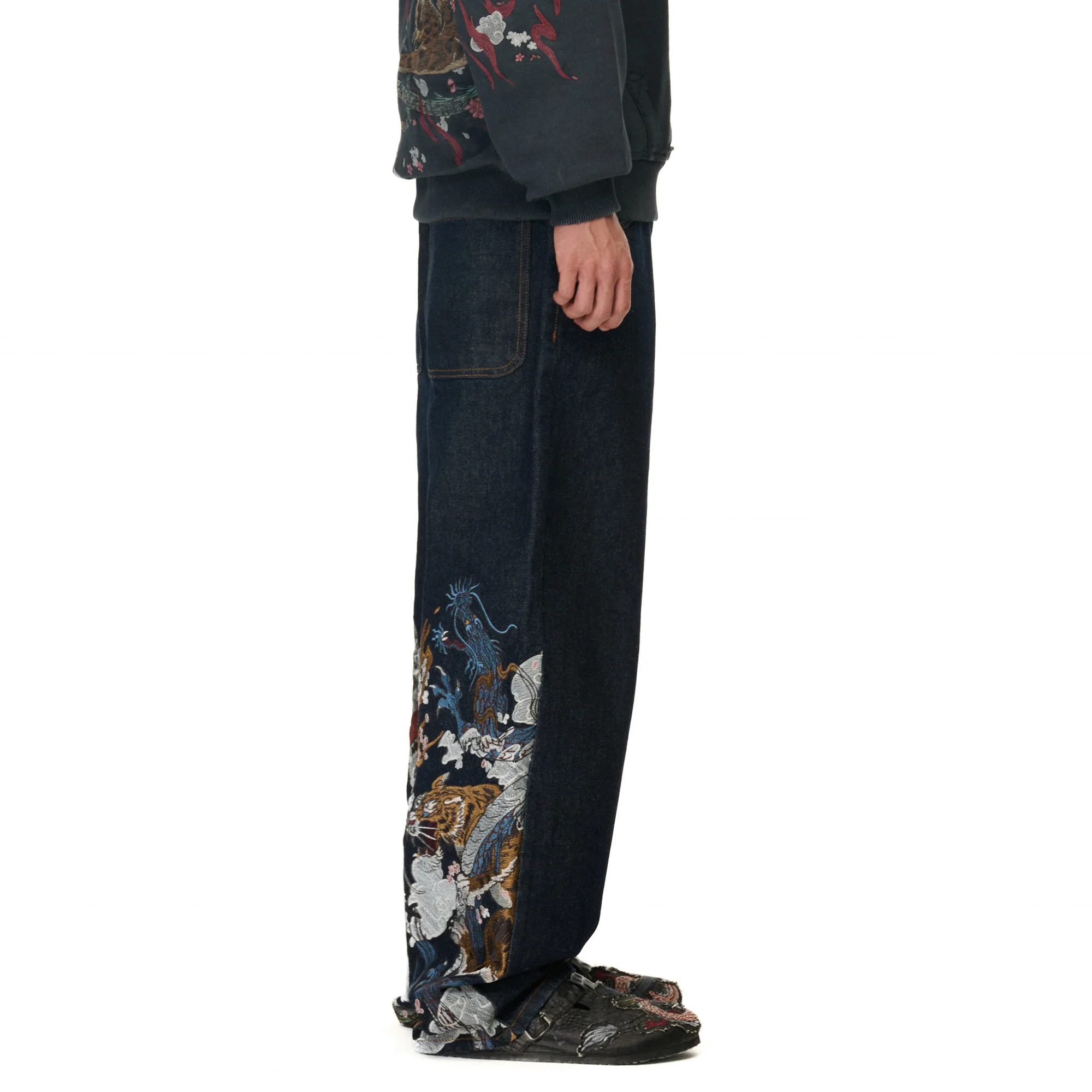 "yakuza" raw Denim blue - Image 10