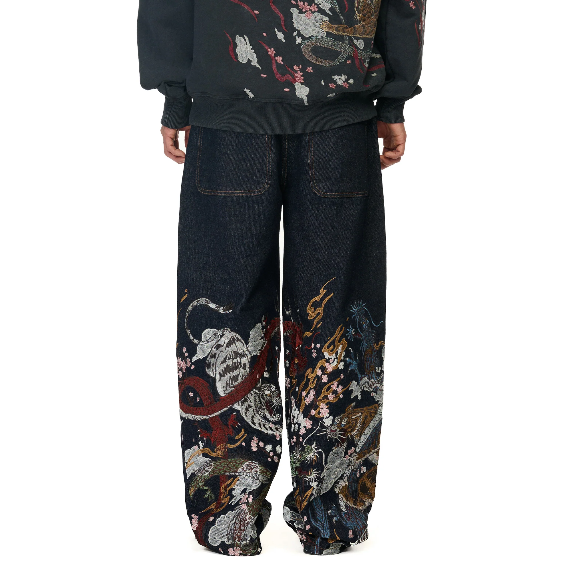 "yakuza" raw Denim blue - Image 11