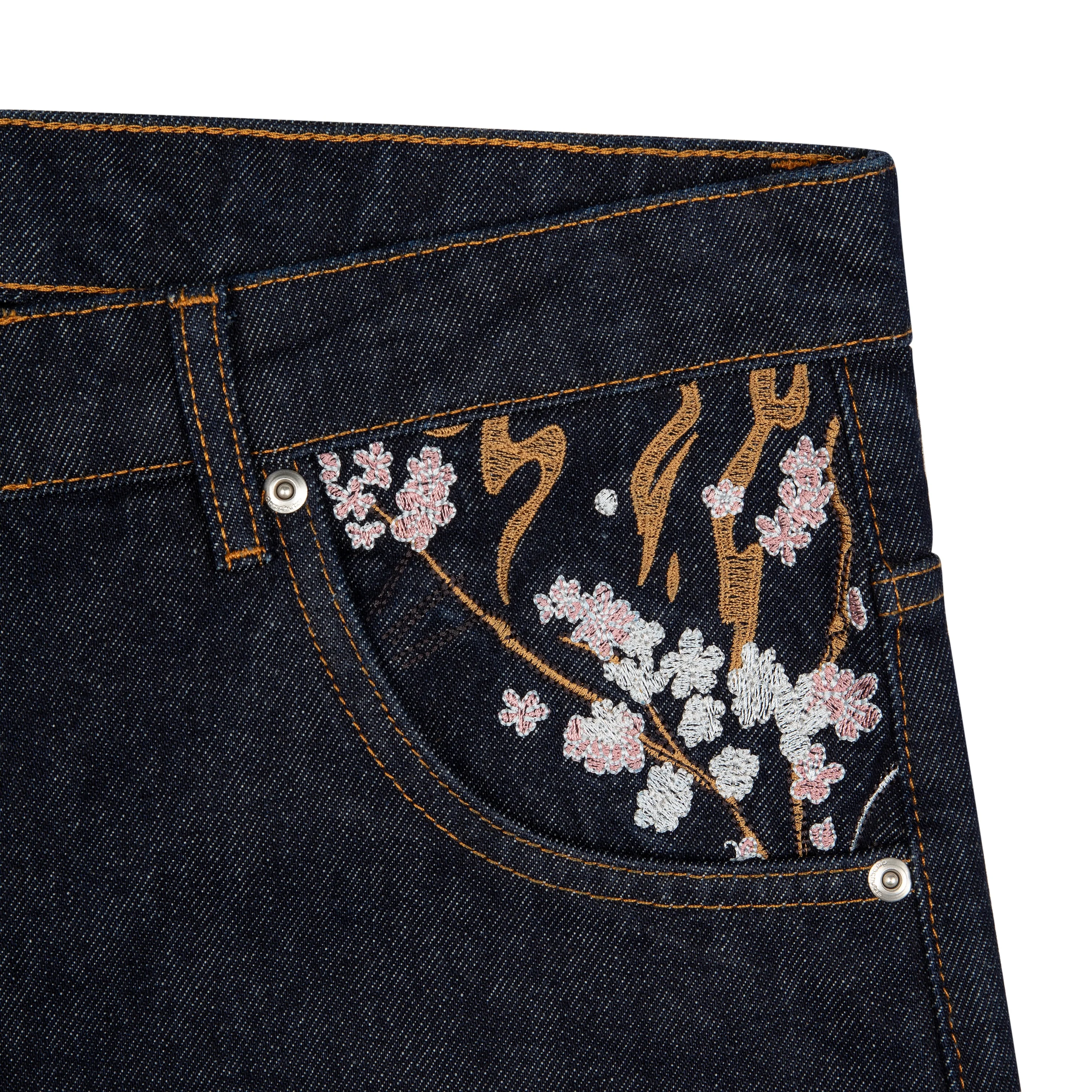 "yakuza" raw Denim blue - Image 4