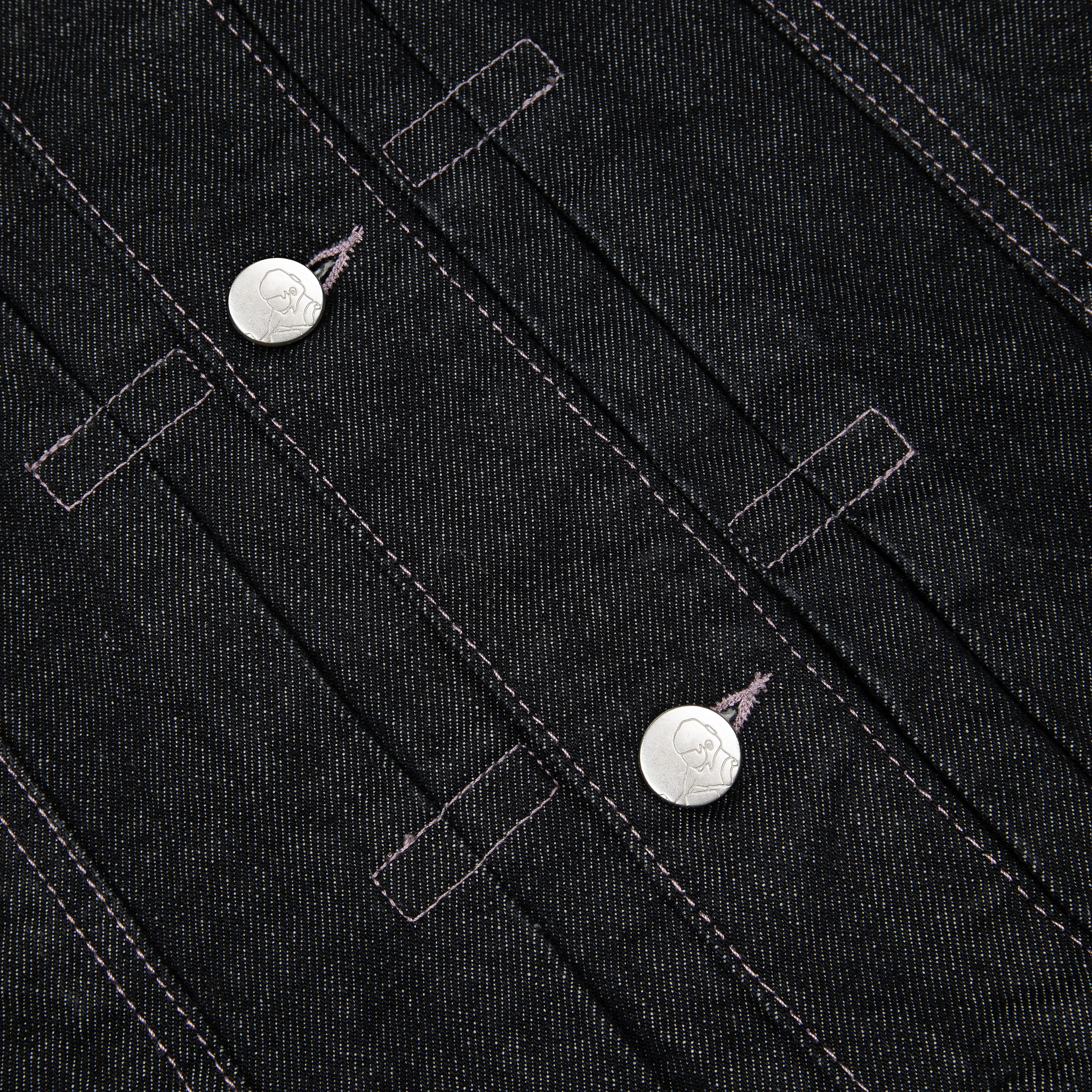 "yakuza" raw denim Jacket - Image 4
