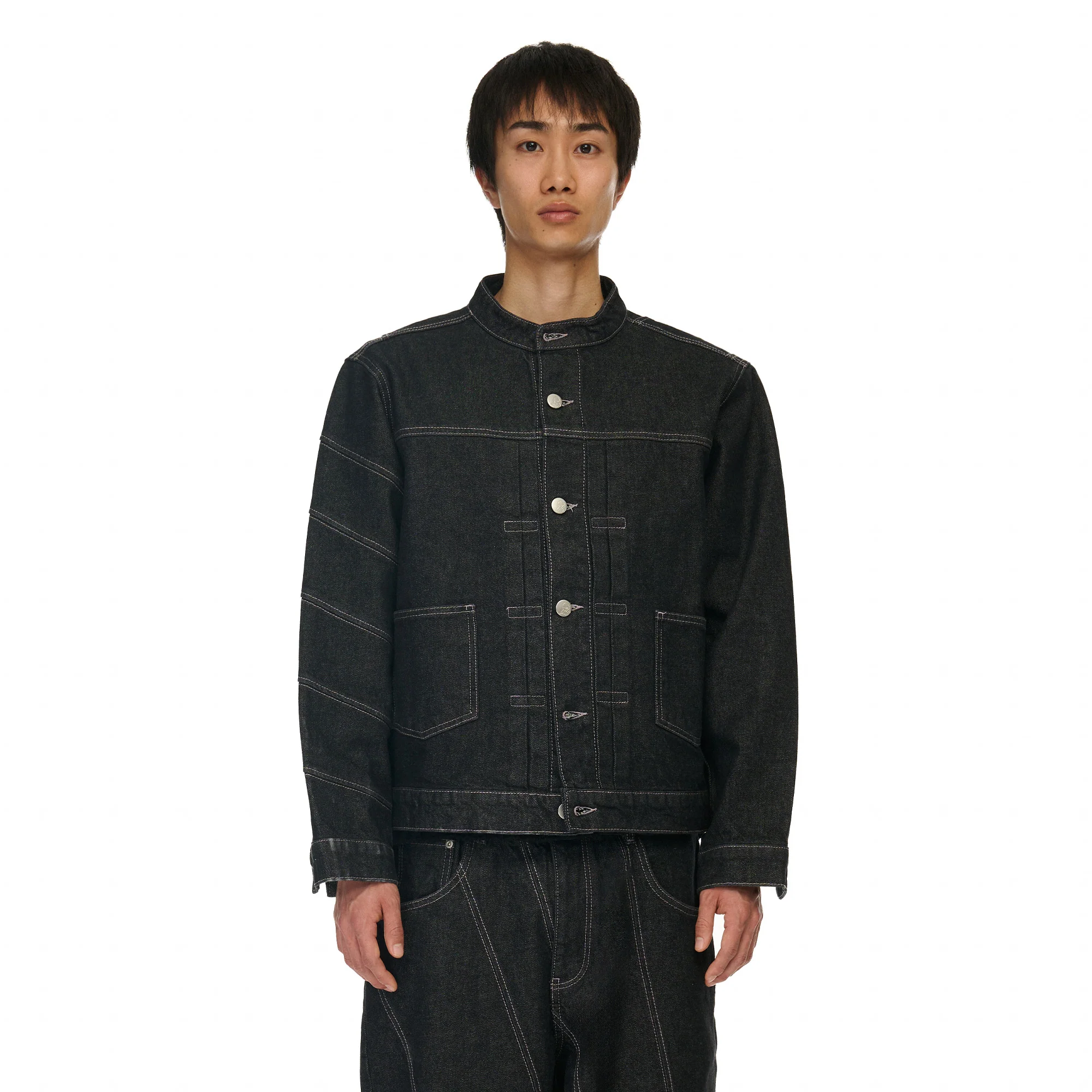"yakuza" raw denim Jacket - Image 8