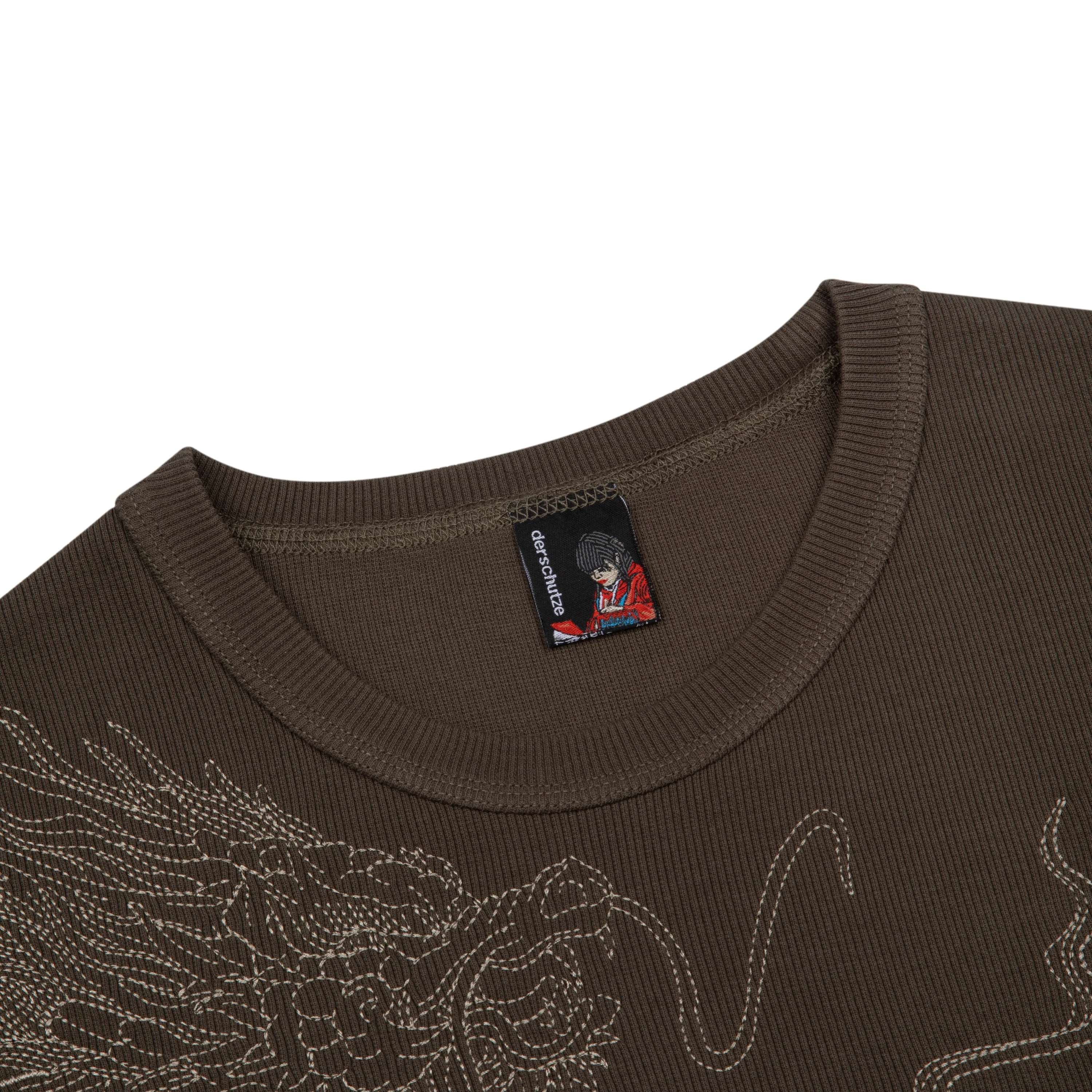 "yakuza" ribbed T Shirt anthracite - Image 3