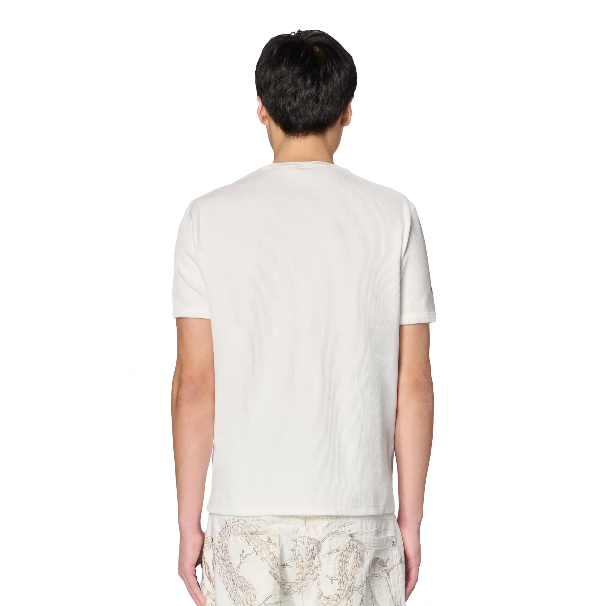 "yakuza" ribbed T Shirt off white - Image 7