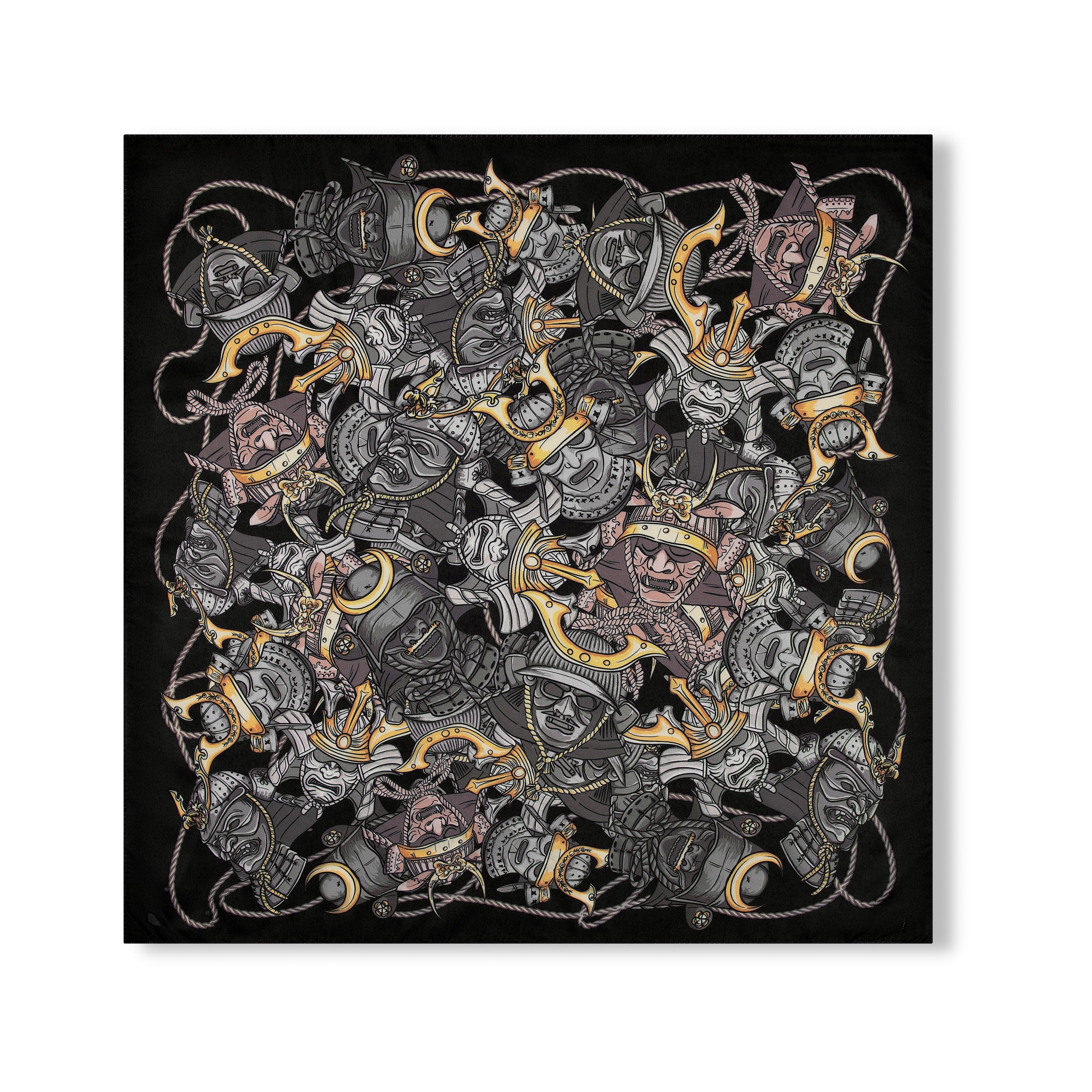"yakuza"scarf black