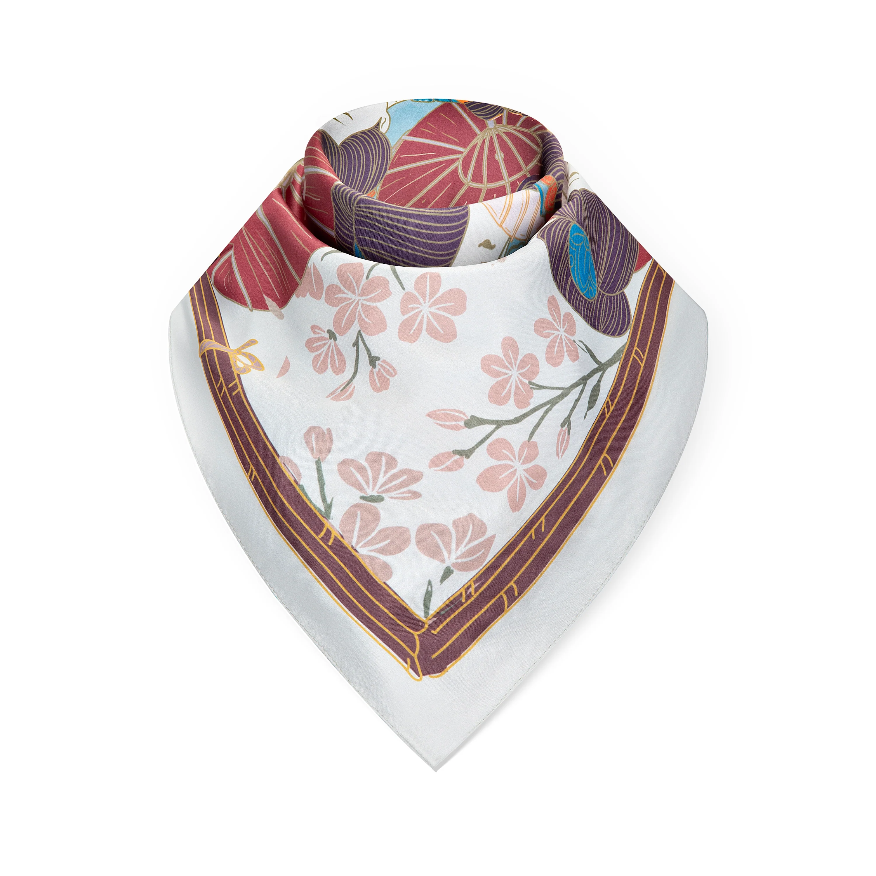 "yakuza"scarf ecru - Image 3