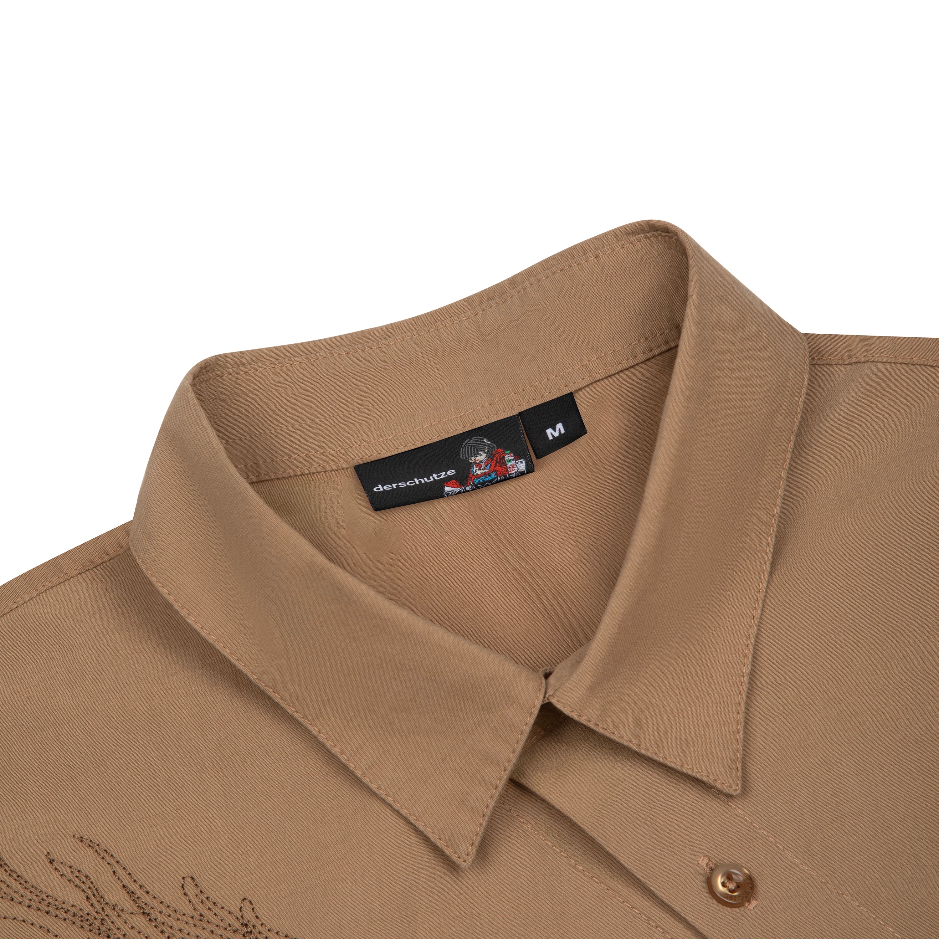 "yakuza" Shirt brown - Image 3