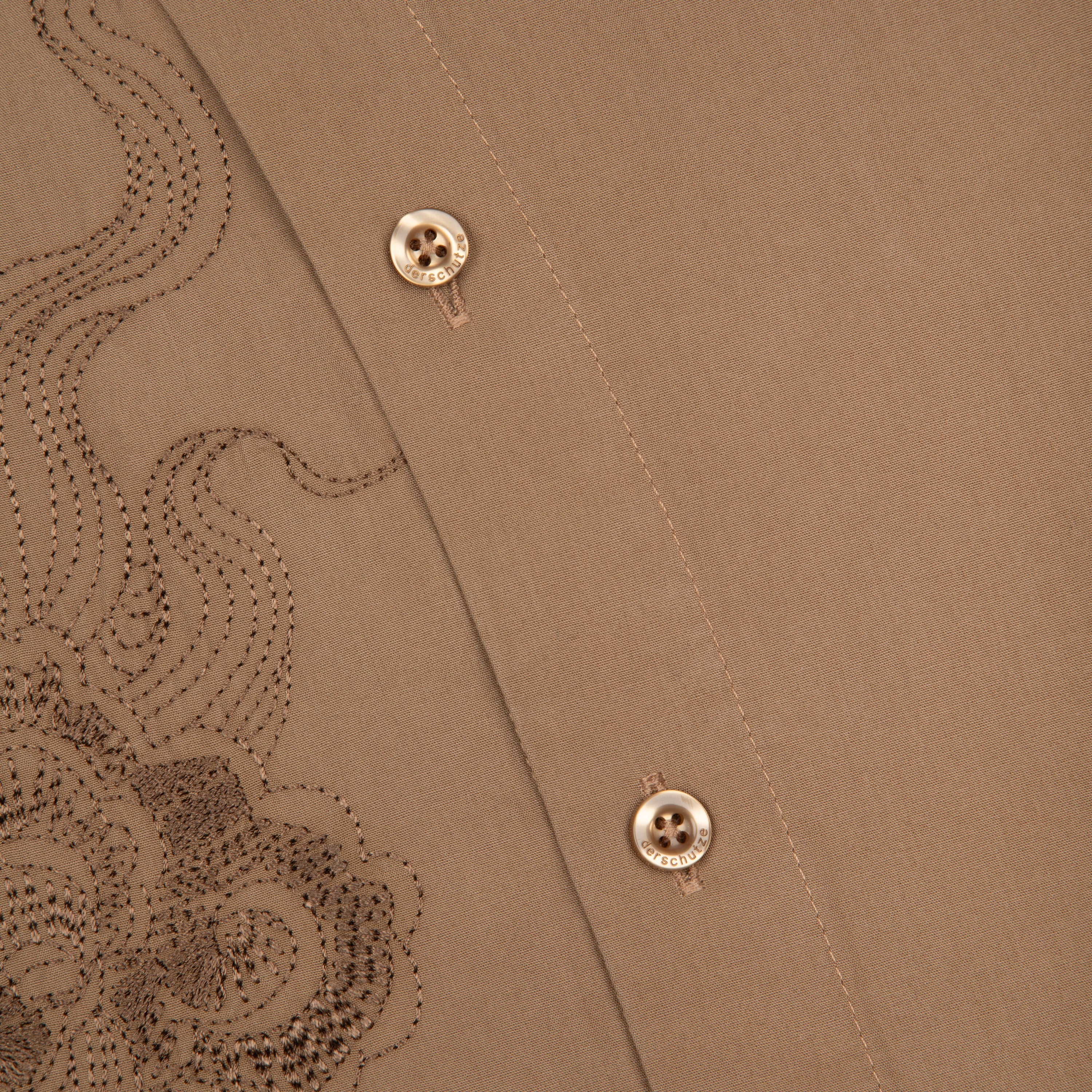 "yakuza" Shirt brown - Image 4