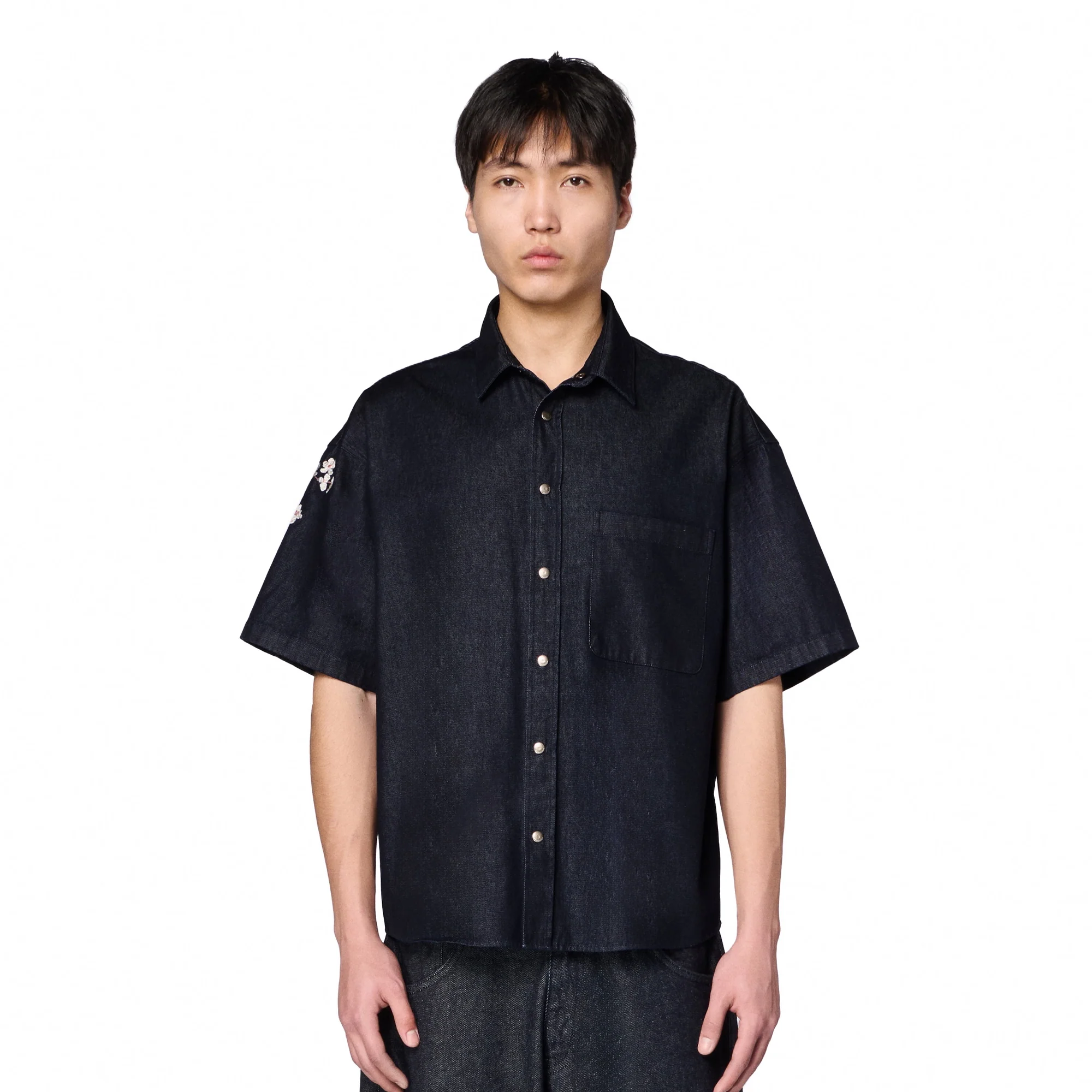 "yakuza" Shirt indigo - Image 7