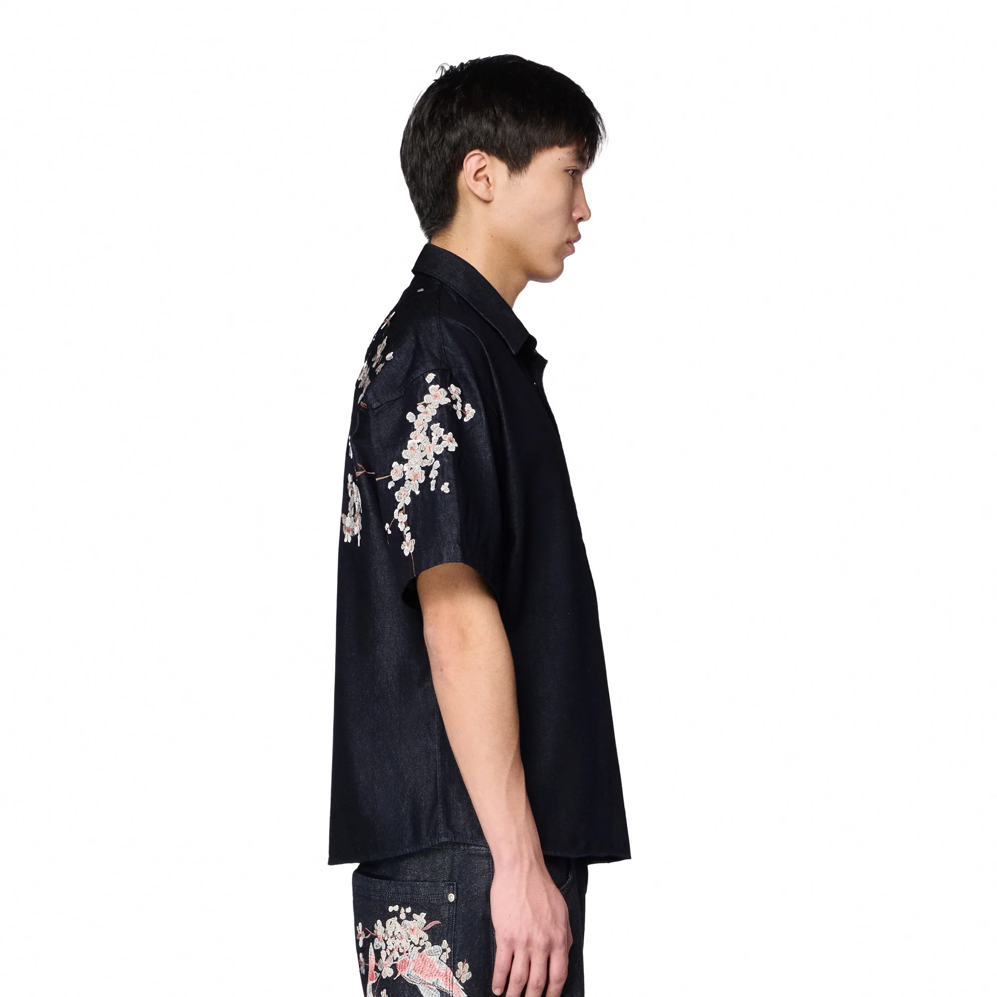 "yakuza" Shirt indigo - Image 8