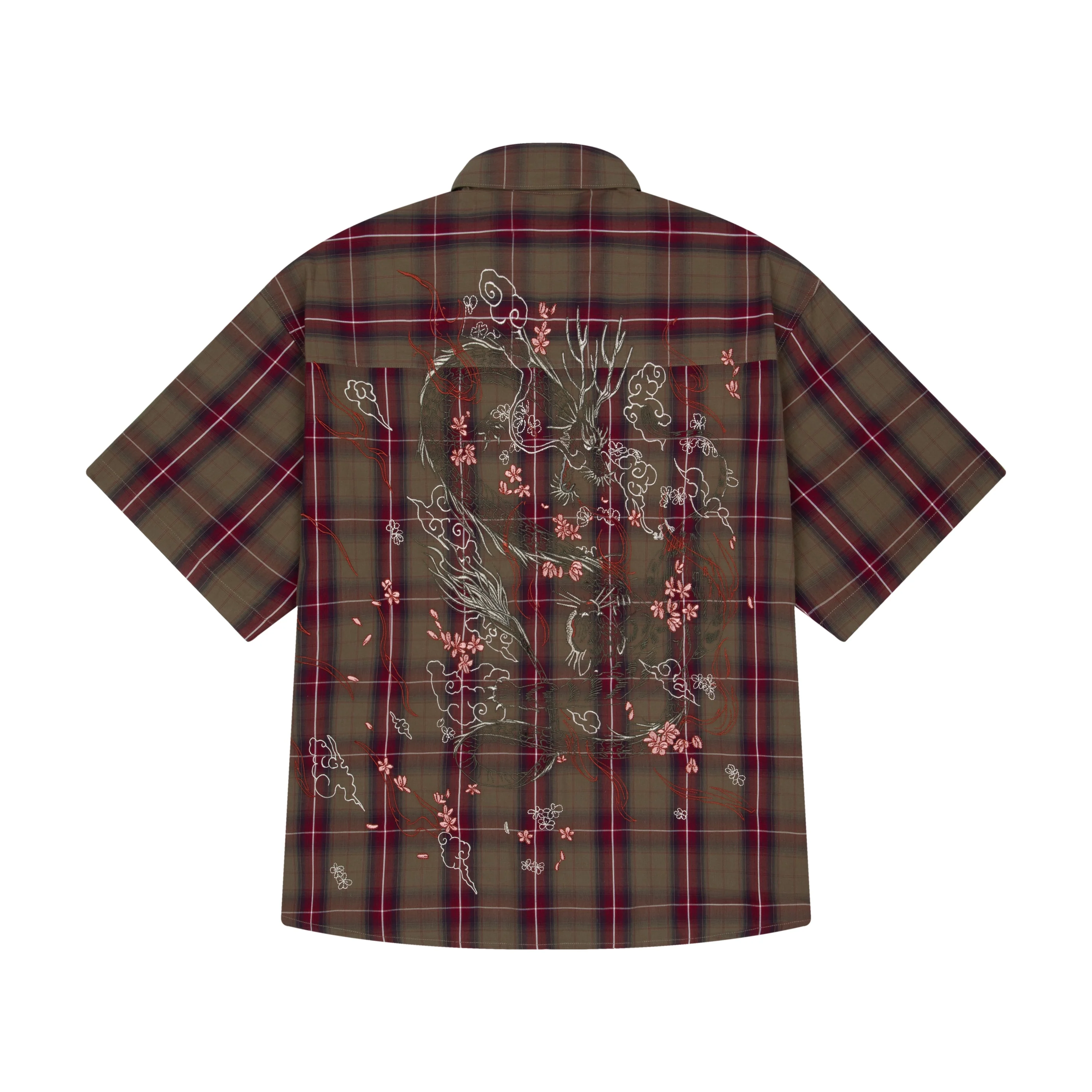 "yakuza" Shirt plaid green