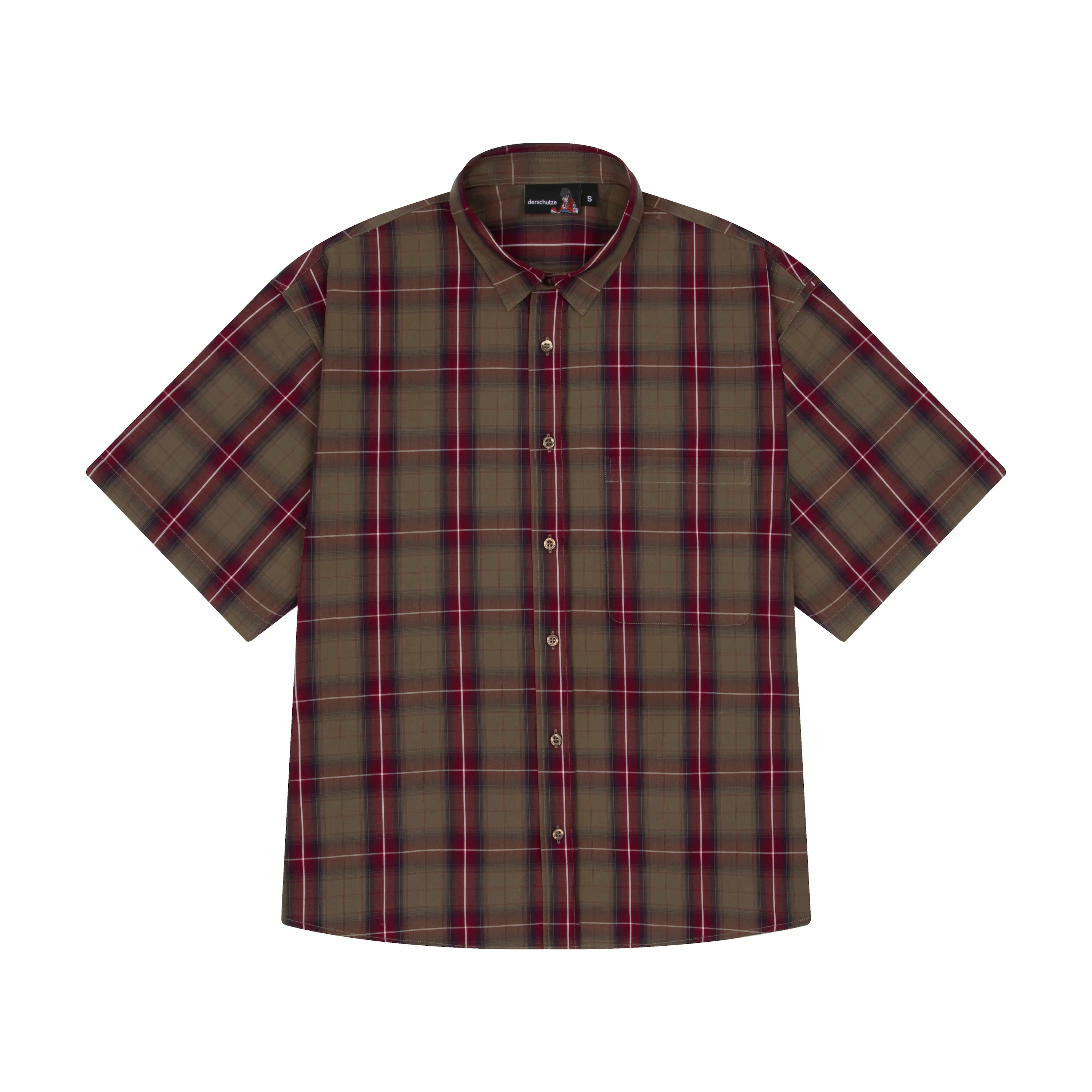 "yakuza" Shirt plaid green - Image 2