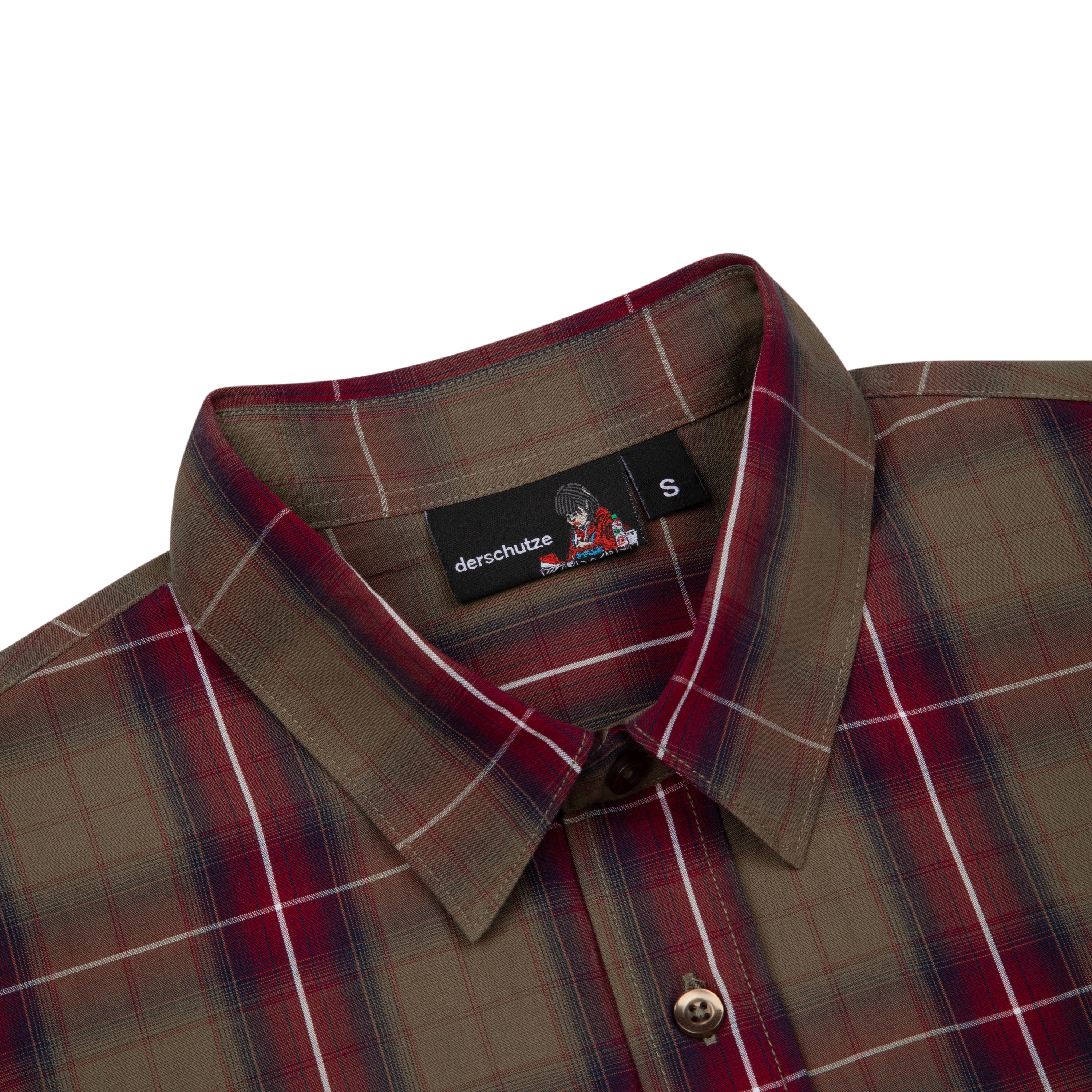 "yakuza" Shirt plaid green - Image 3