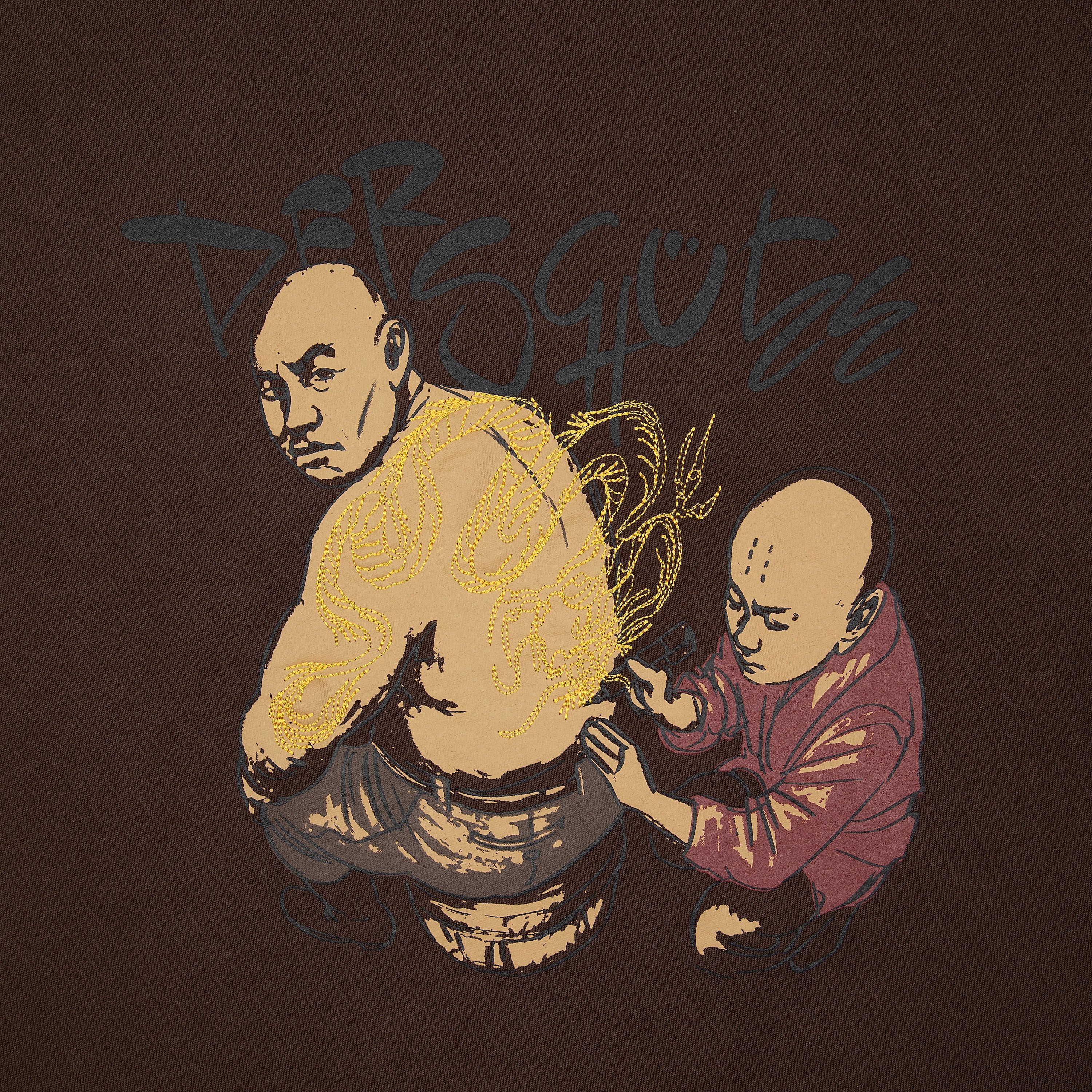 "yakuza" T Shirt dark brown - Image 4