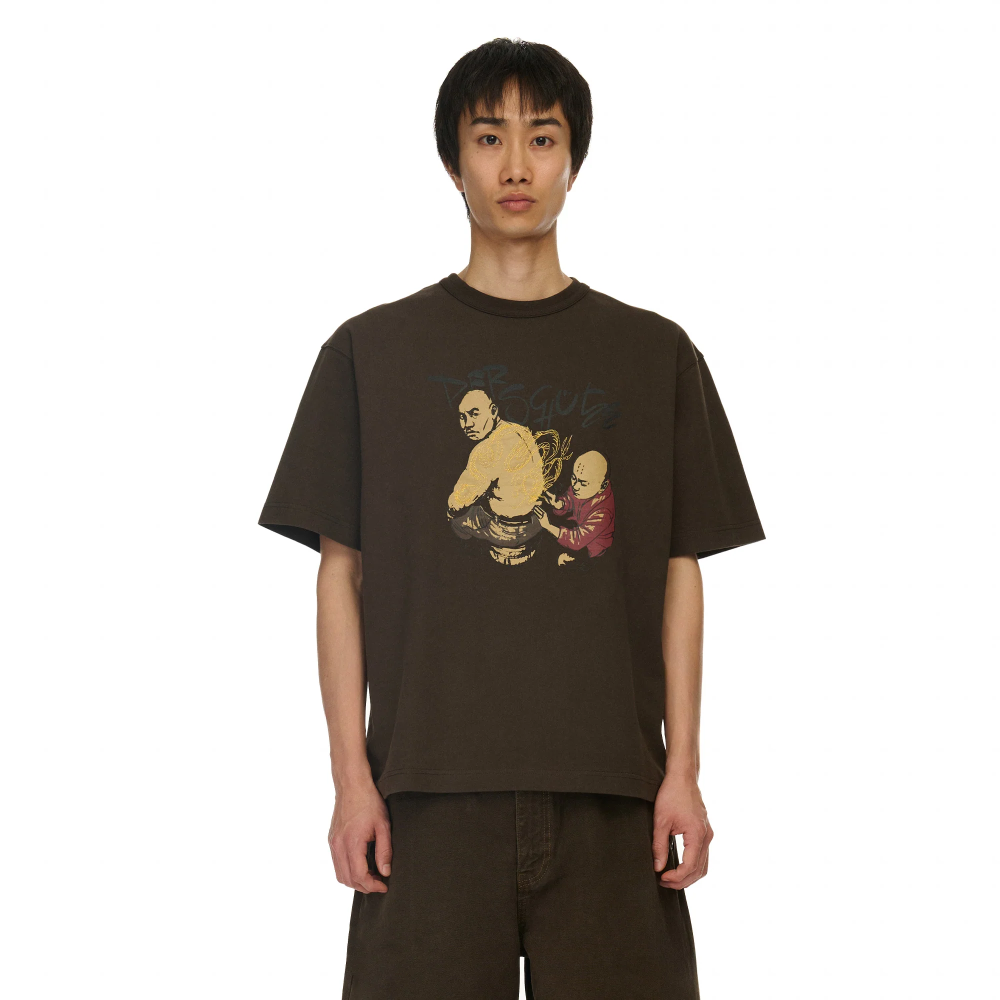 "yakuza" T Shirt dark brown - Image 5