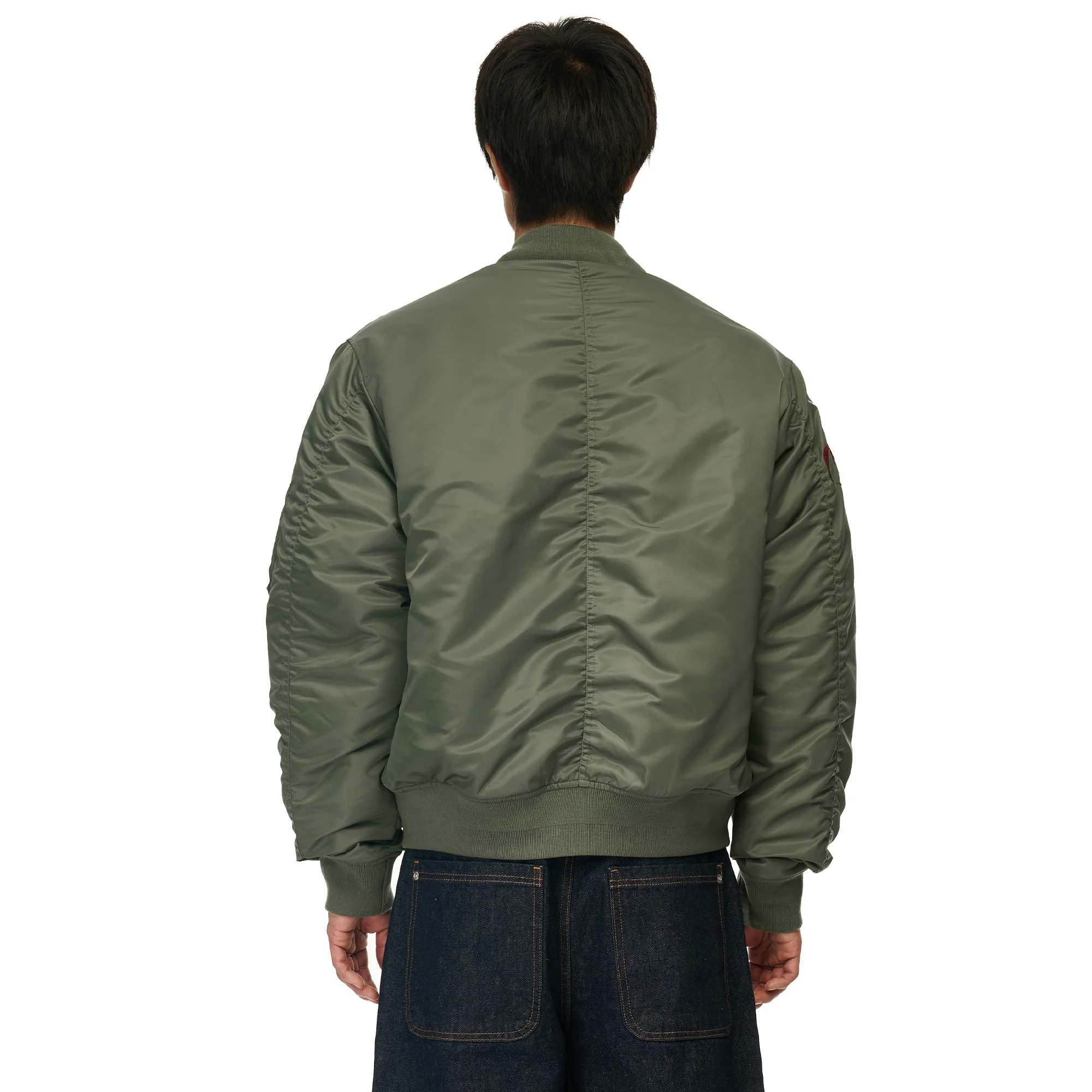 "yakuza v2" bomber Jacket dark green - Image 15