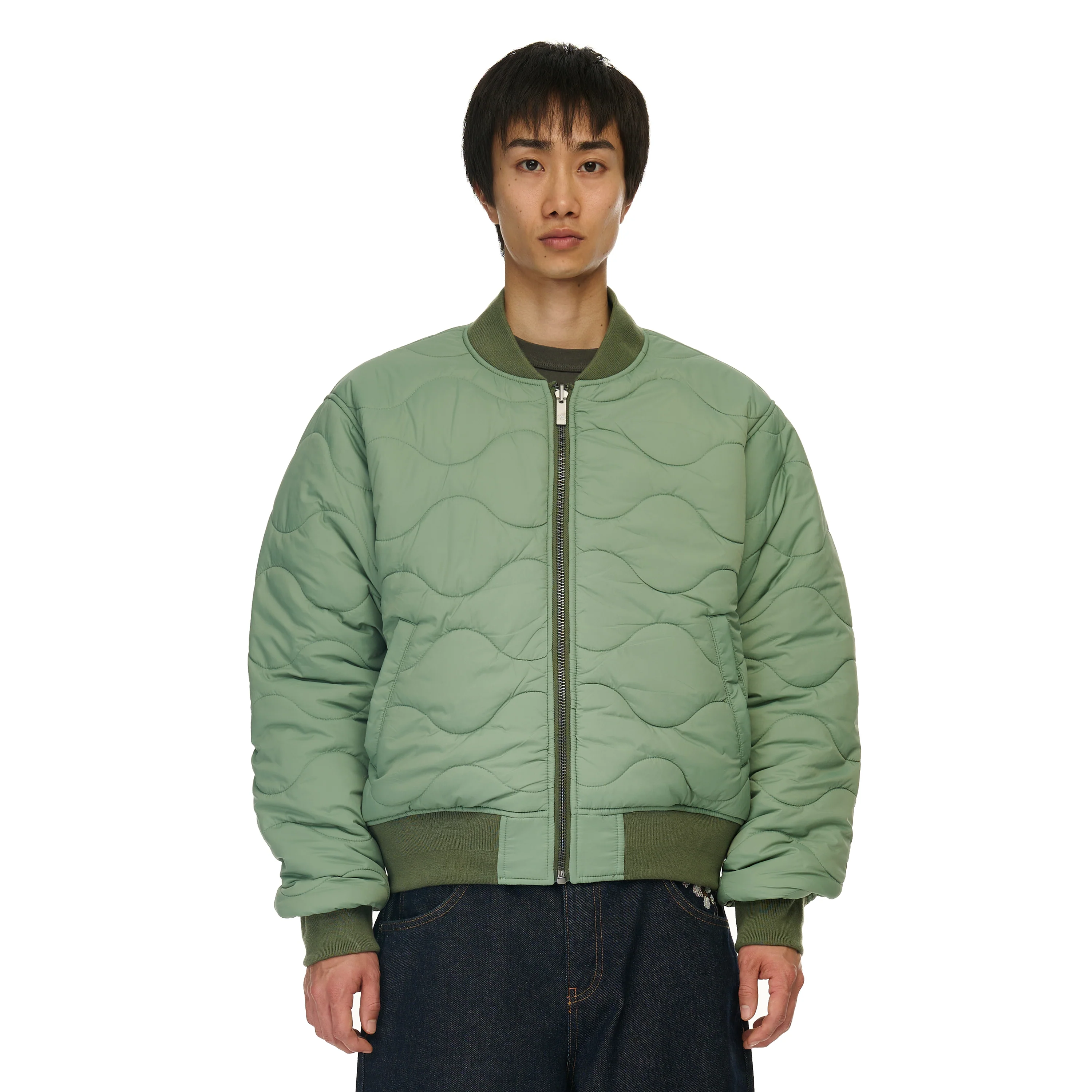 "yakuza v2" bomber Jacket dark green - Image 17