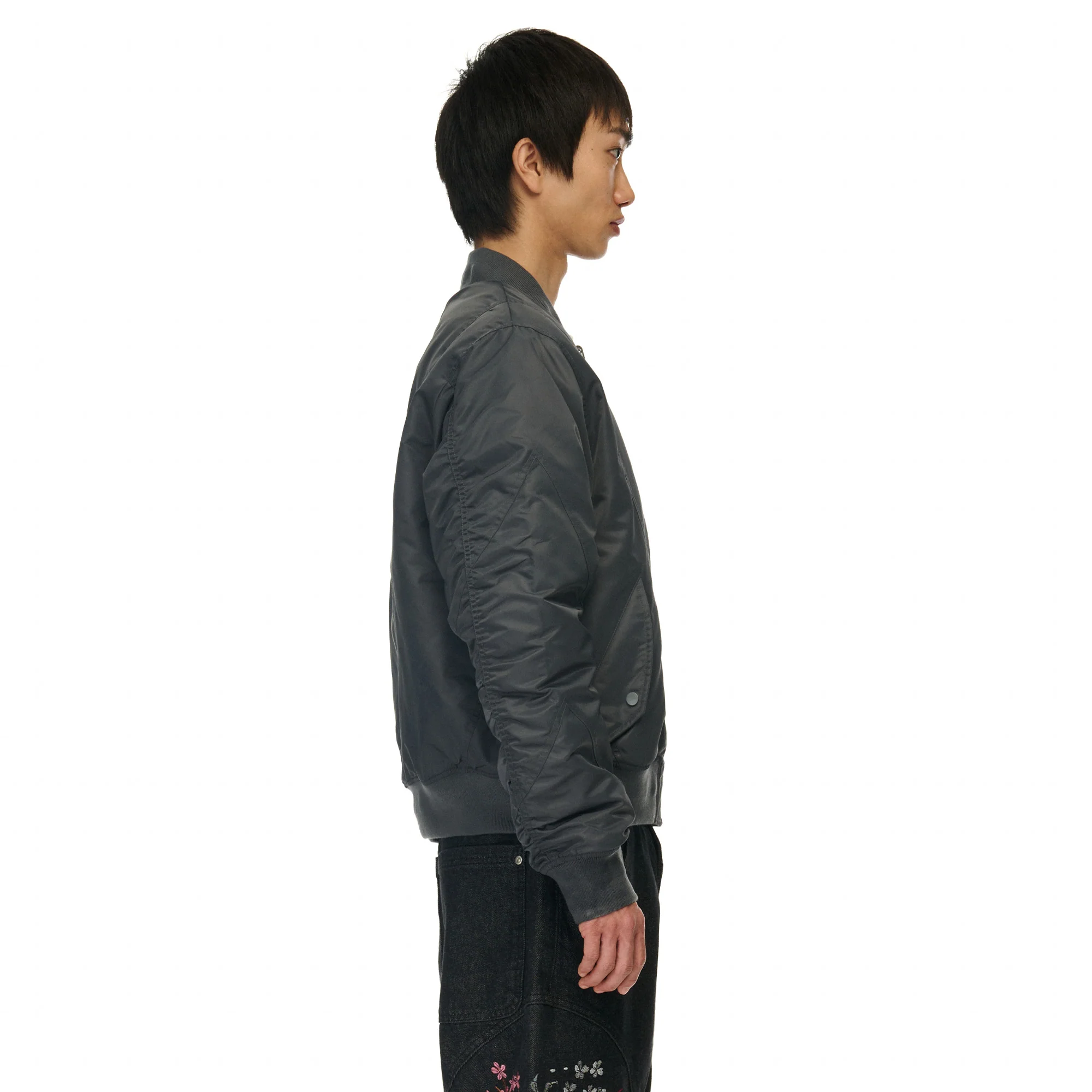 "yakuza v2" bomber Jacket dark grey - Image 16