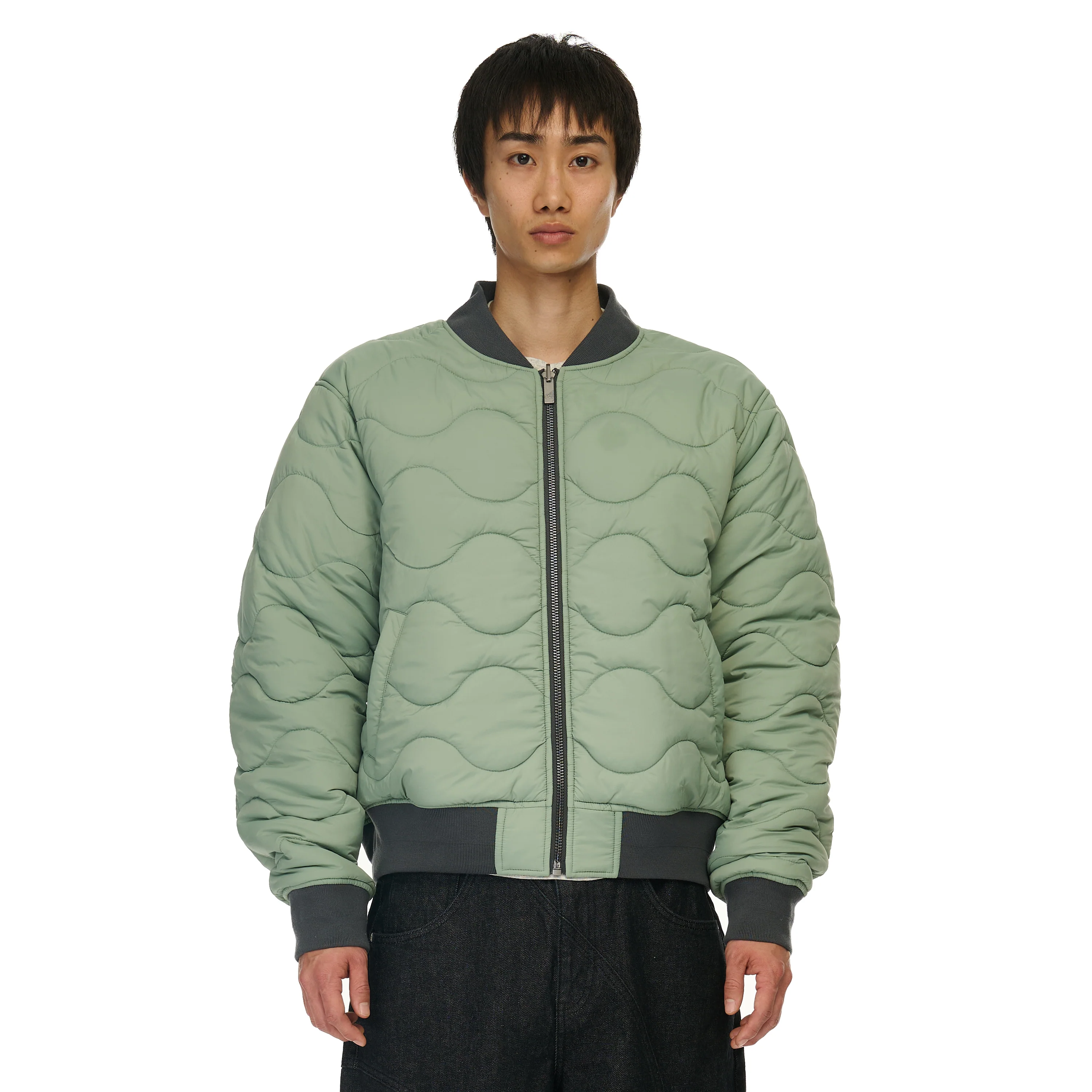 "yakuza v2" bomber Jacket dark grey - Image 17