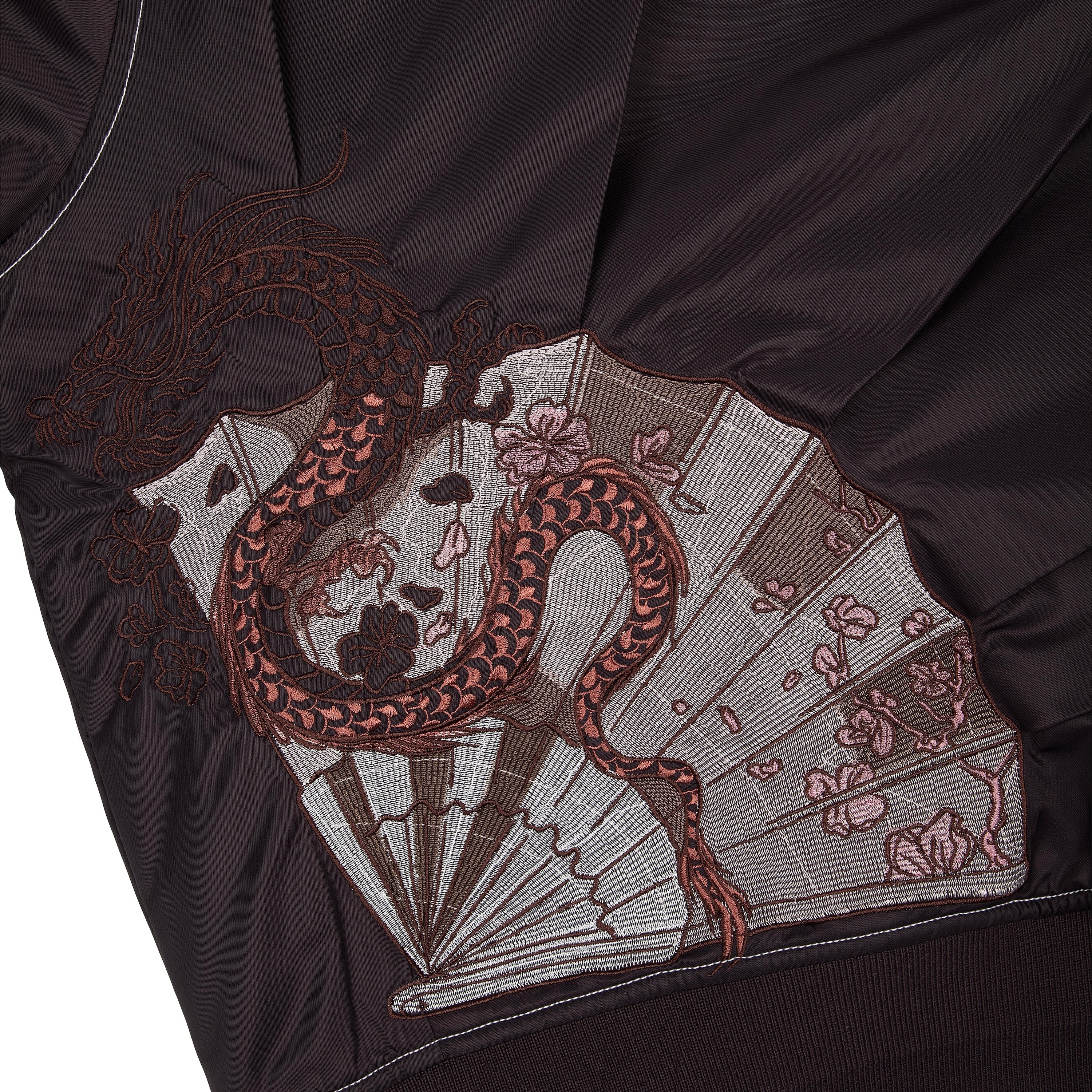 "yakuza v2" bomber Jacket deep plum - Image 10