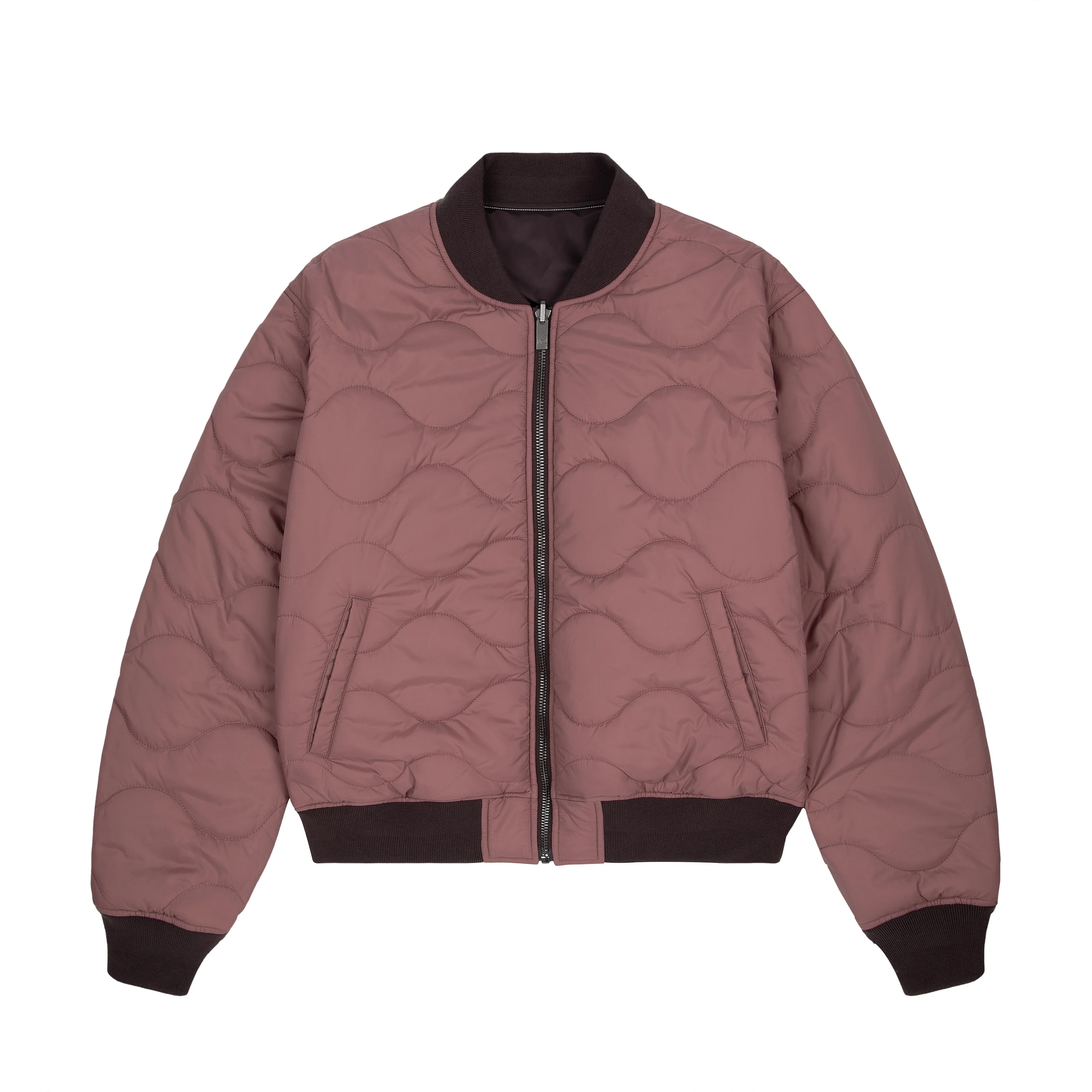 "yakuza v2" bomber Jacket deep plum - Image 3