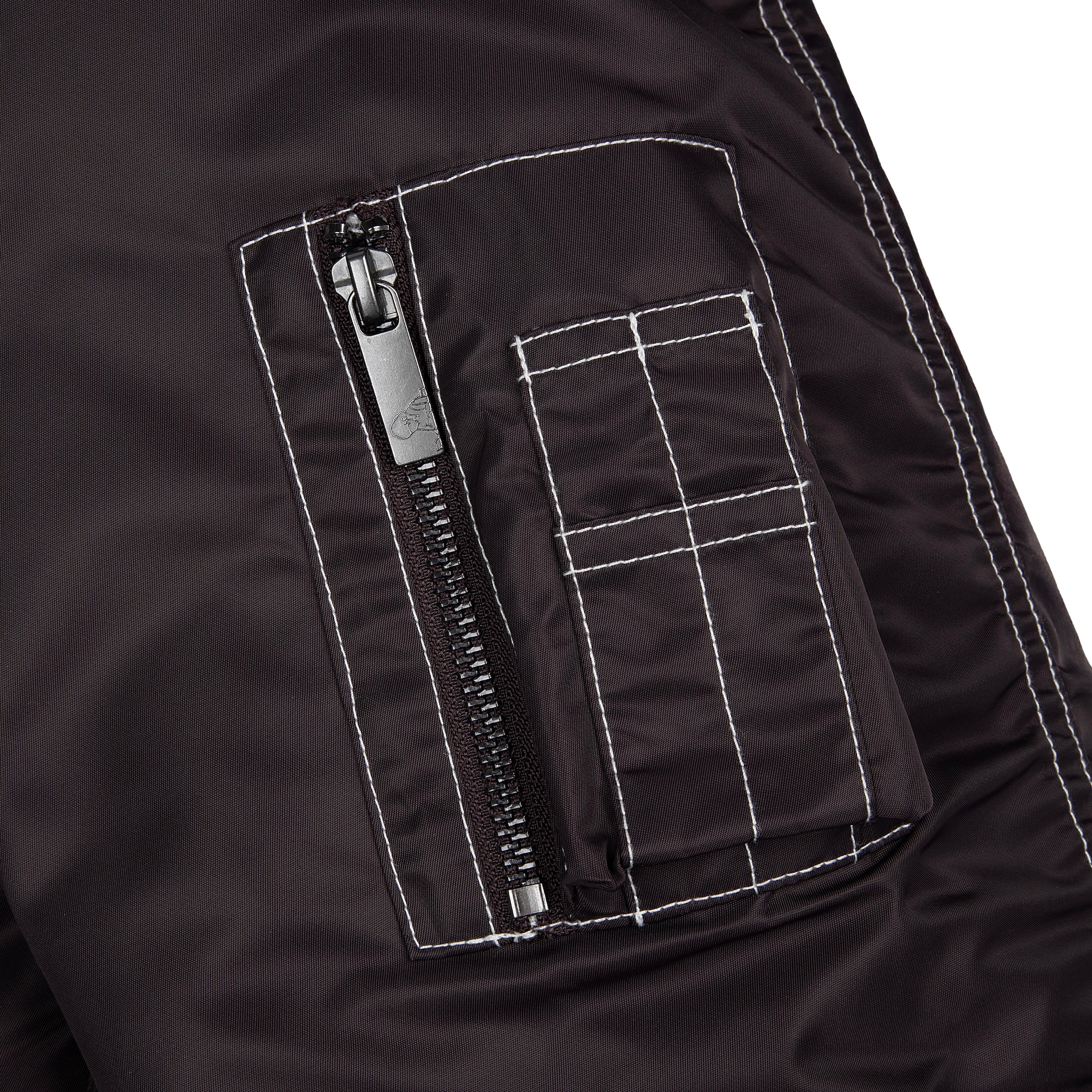 "yakuza v2" bomber Jacket deep plum - Image 9