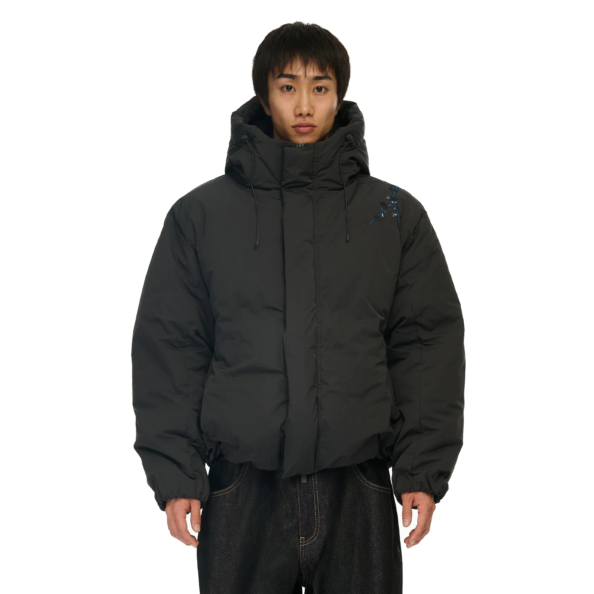 "yakuza v2" down Puffer jacket anthracite - Image 10