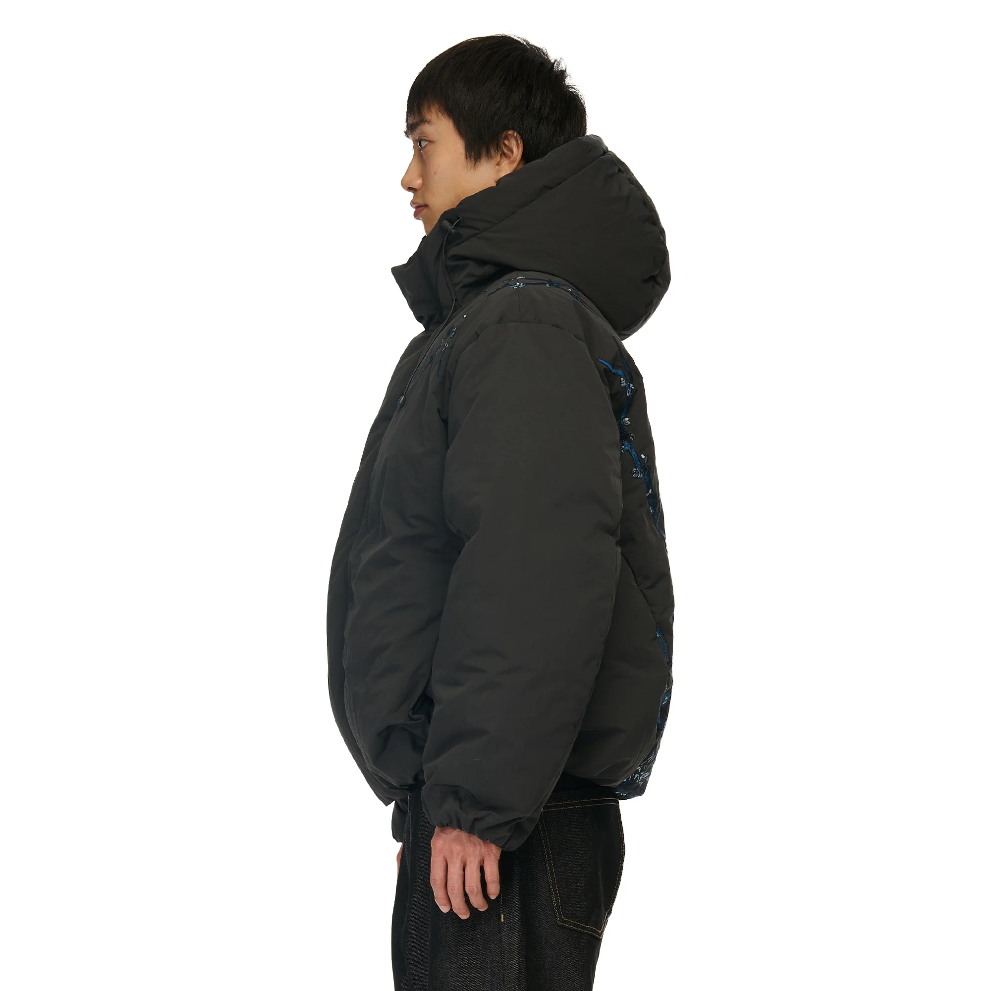 "yakuza v2" down Puffer jacket anthracite - Image 11