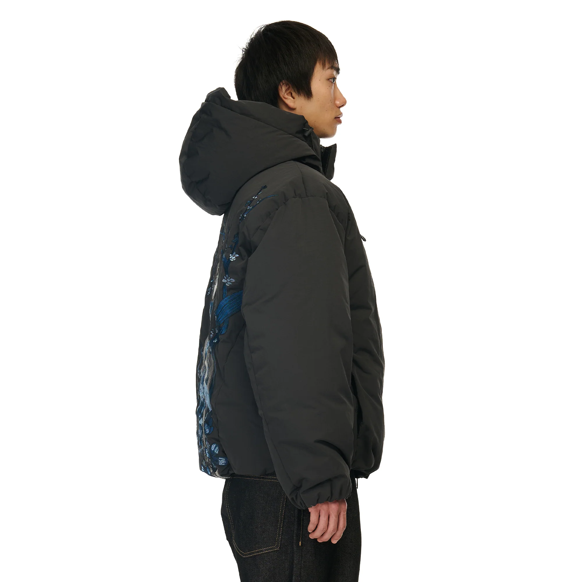 "yakuza v2" down Puffer jacket anthracite - Image 13