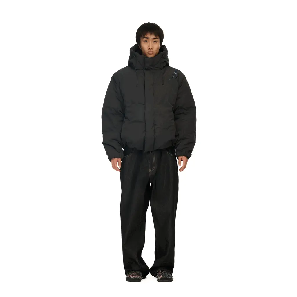 "yakuza v2" down Puffer jacket anthracite - Image 15