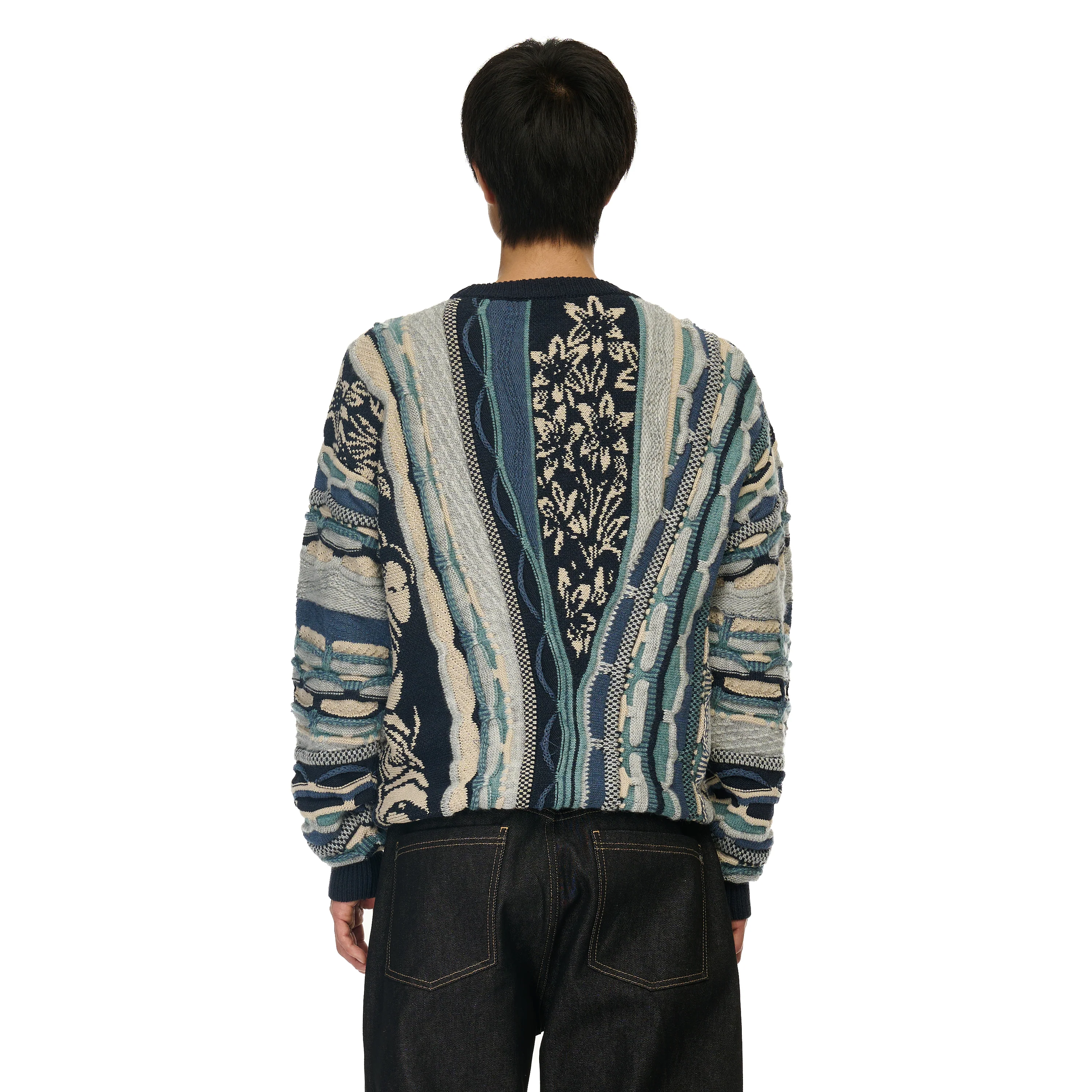 "yakuza v2" Knit dark blue - Image 10