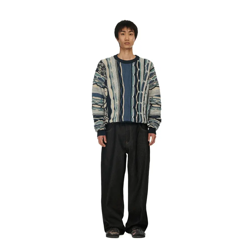 "yakuza v2" Knit dark blue - Image 12