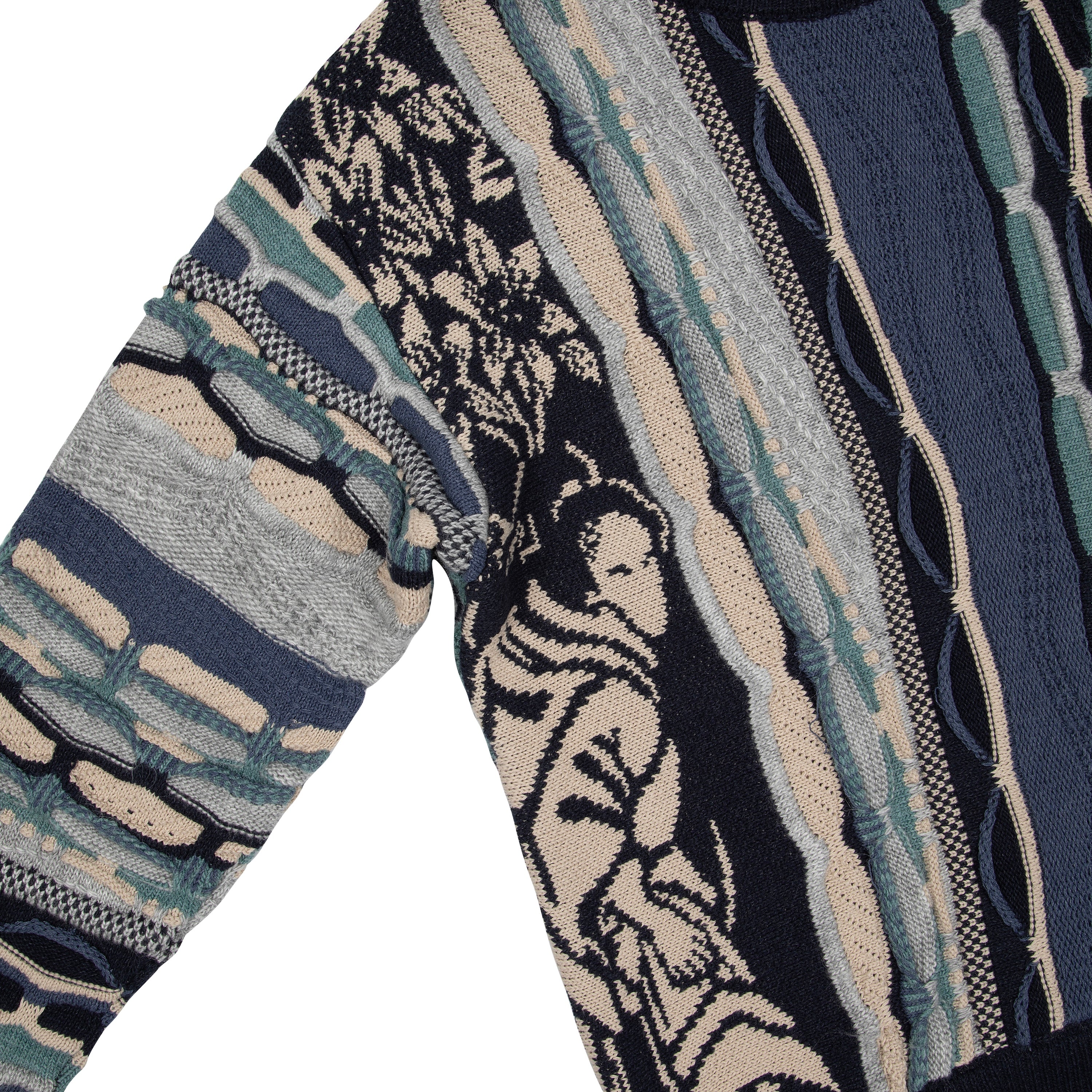"yakuza v2" Knit dark blue - Image 4