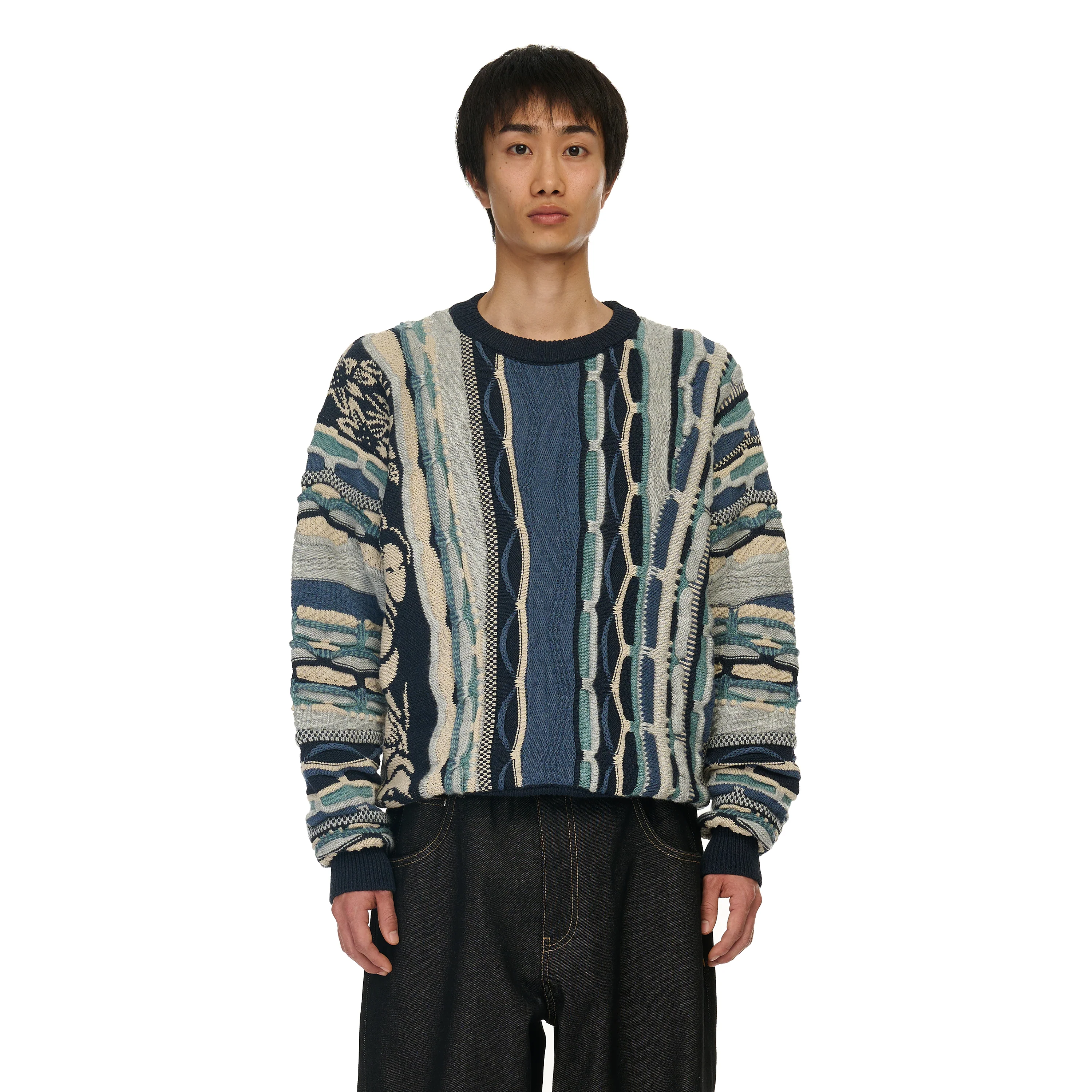 "yakuza v2" Knit dark blue - Image 8