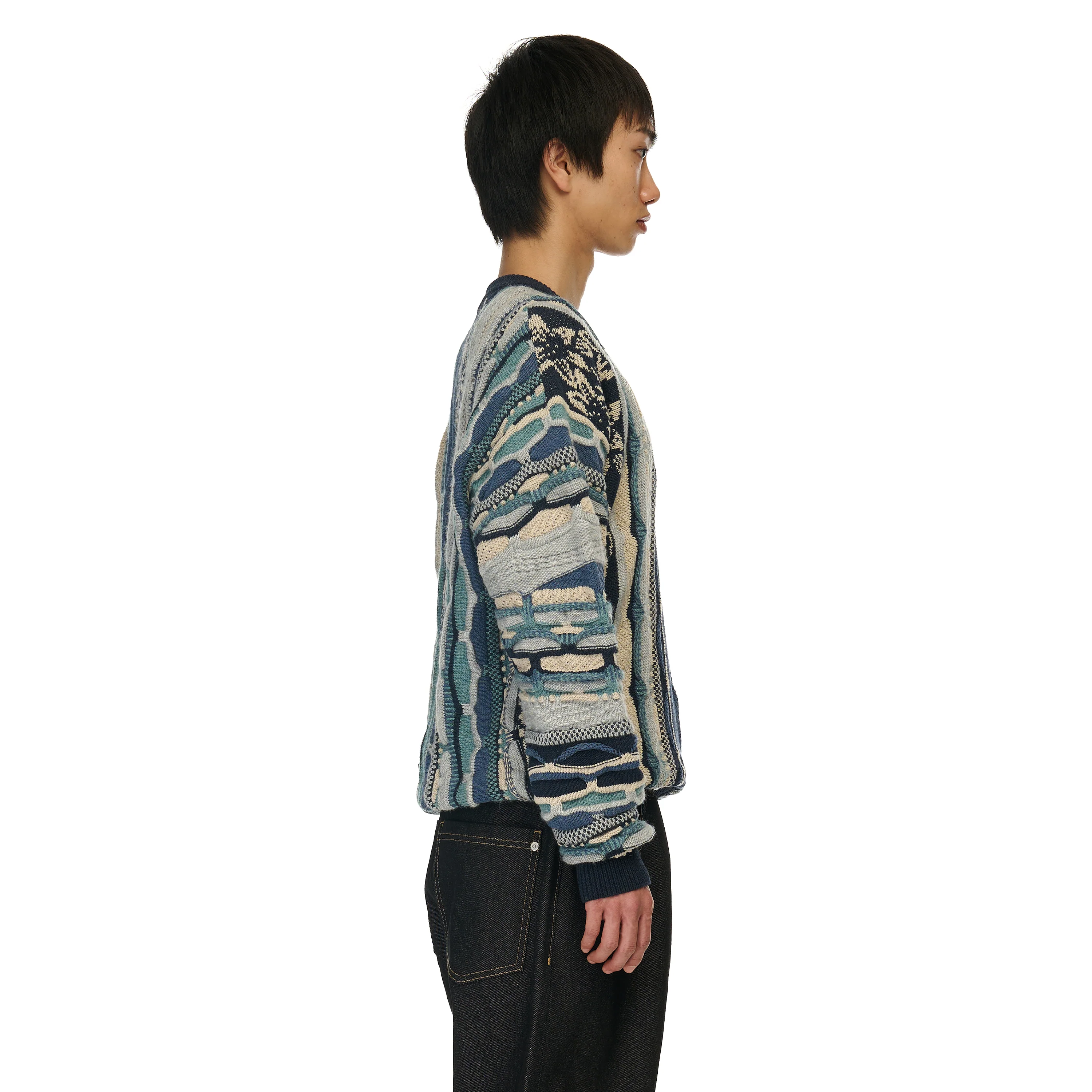 "yakuza v2" Knit dark blue - Image 9