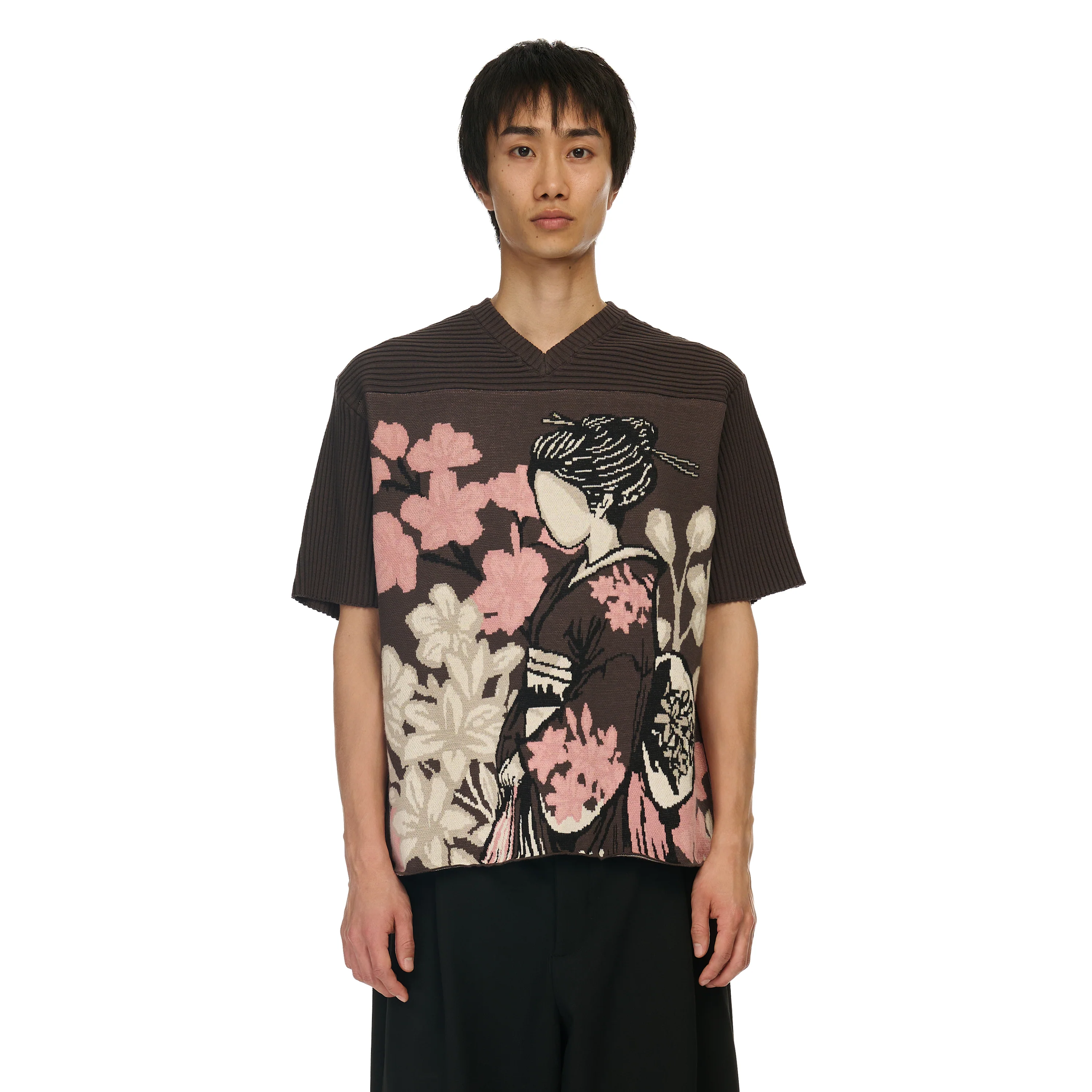 "yakuza v2" knitted Jersey blue - Image 5