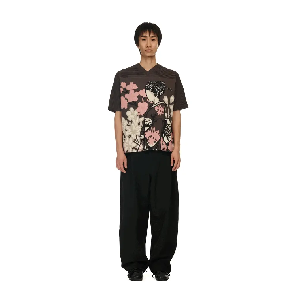 "yakuza v2" knitted Jersey blue - Image 9