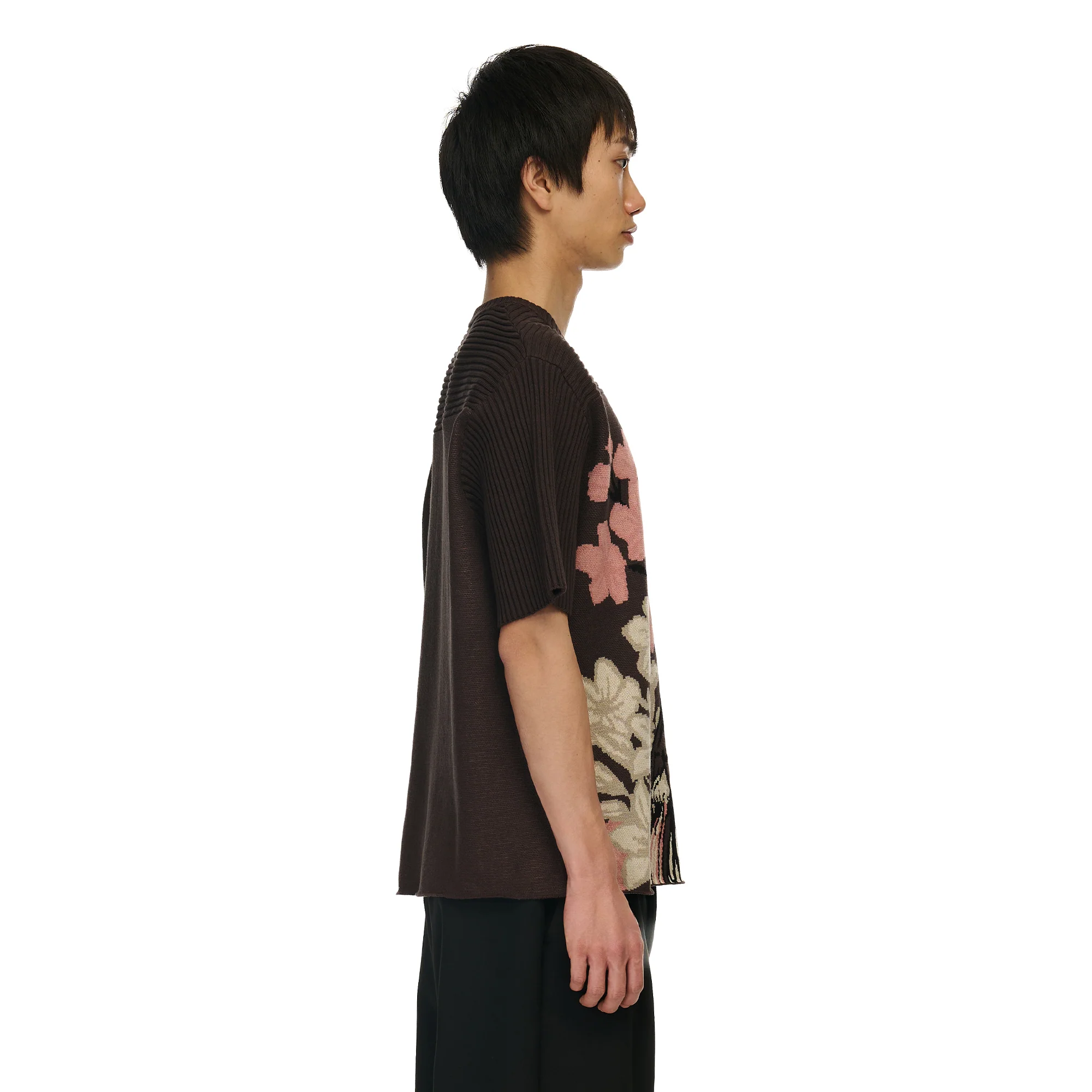 "yakuza v2" knitted Jersey brown - Image 8