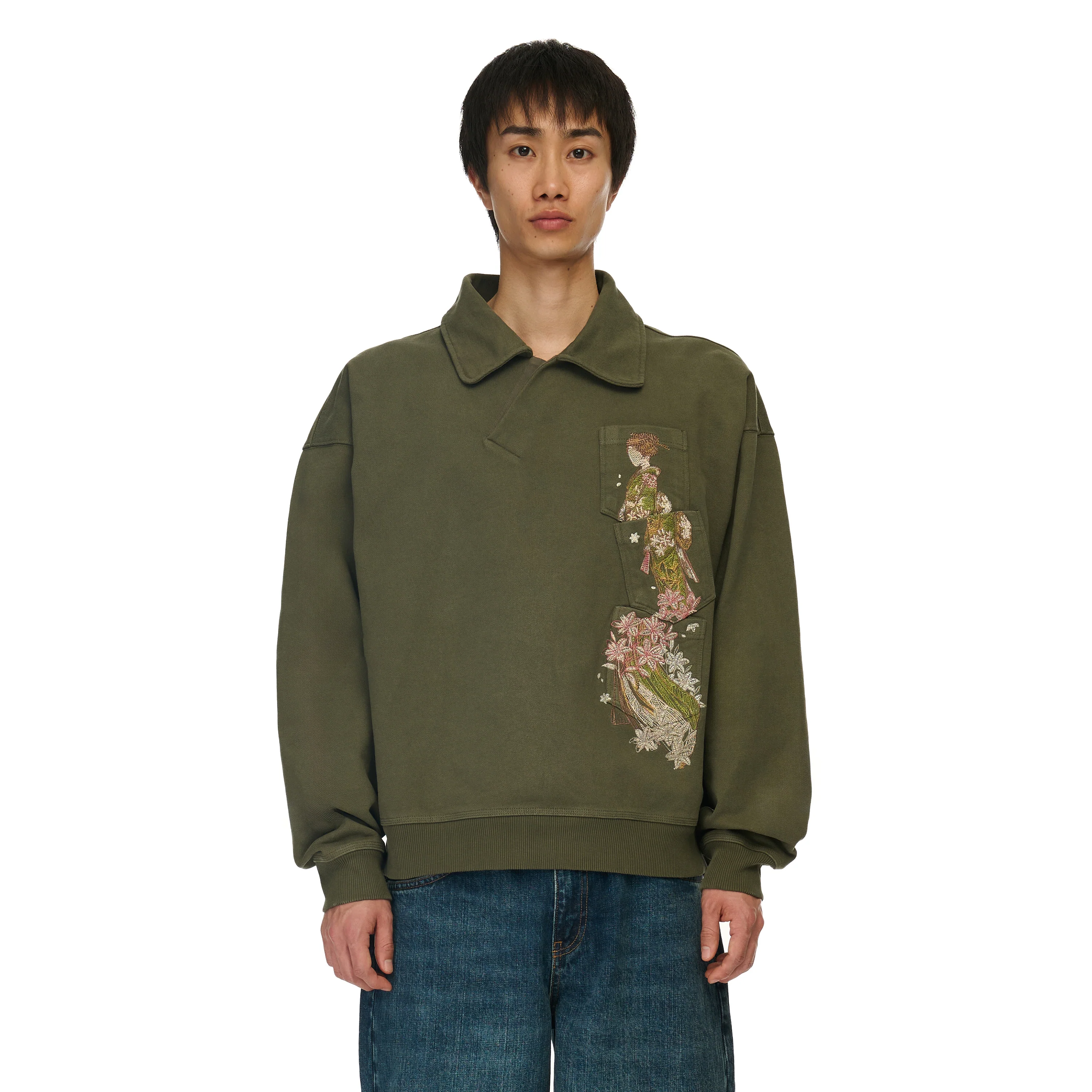 "yakuza v2" Polo Sweatshirt - Image 5